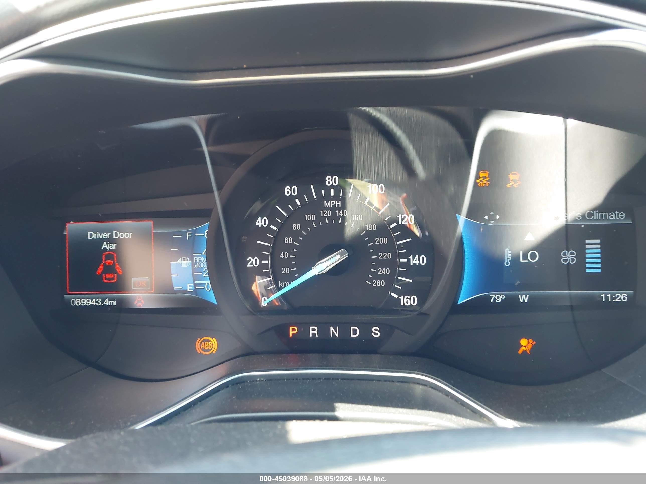 2015 Ford Fusion Se Blue vin: 3FA6P0HDXFR217423