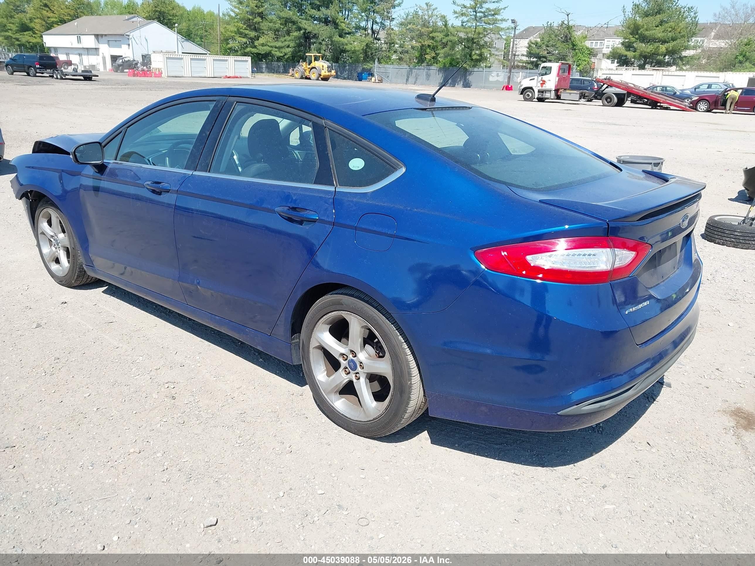 2015 Ford Fusion Se Blue vin: 3FA6P0HDXFR217423