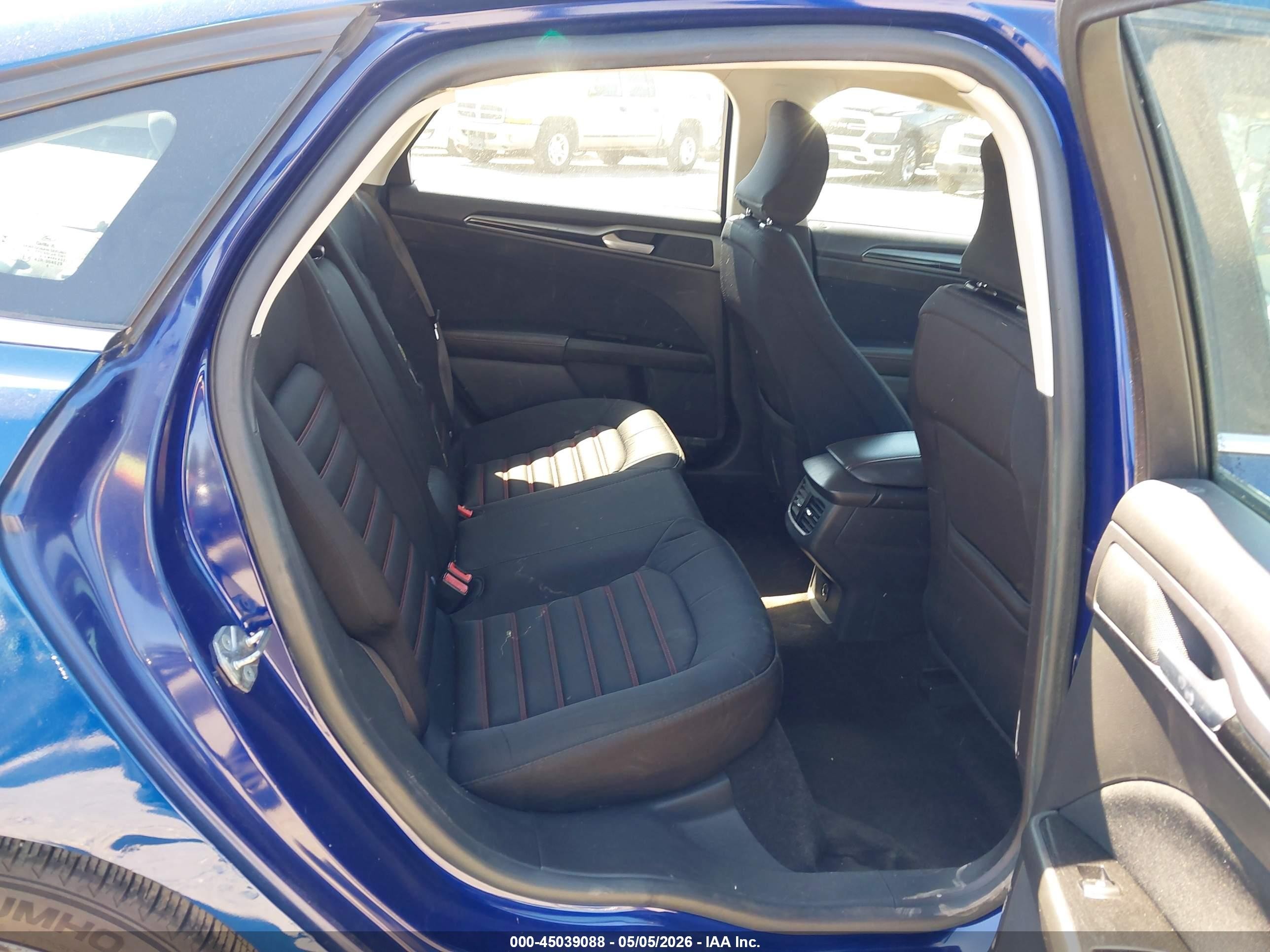 2015 Ford Fusion Se Blue vin: 3FA6P0HDXFR217423