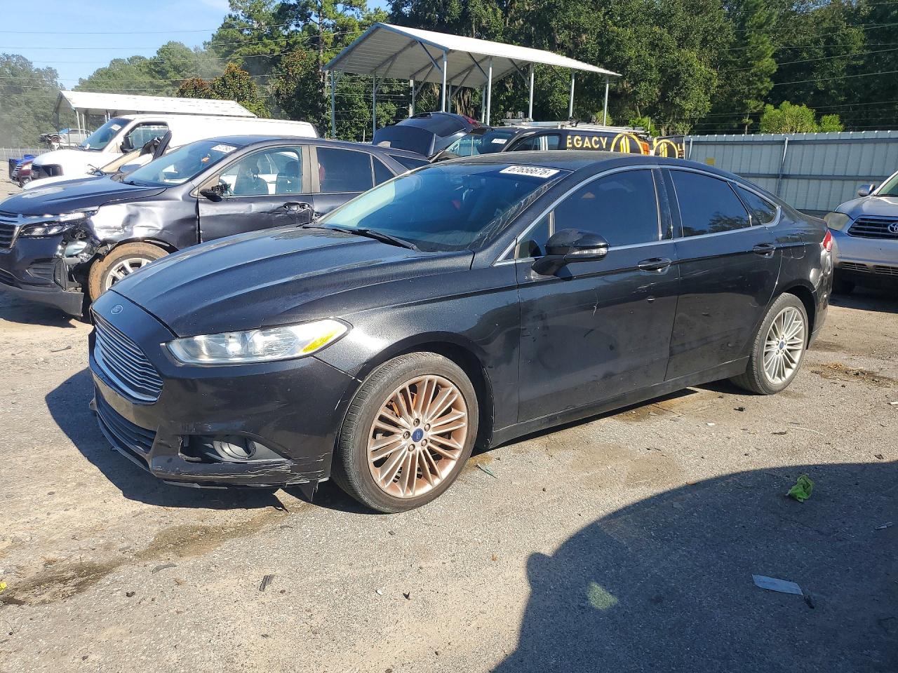 2015 Ford Fusion Se Black vin: 3FA6P0HDXFR231547