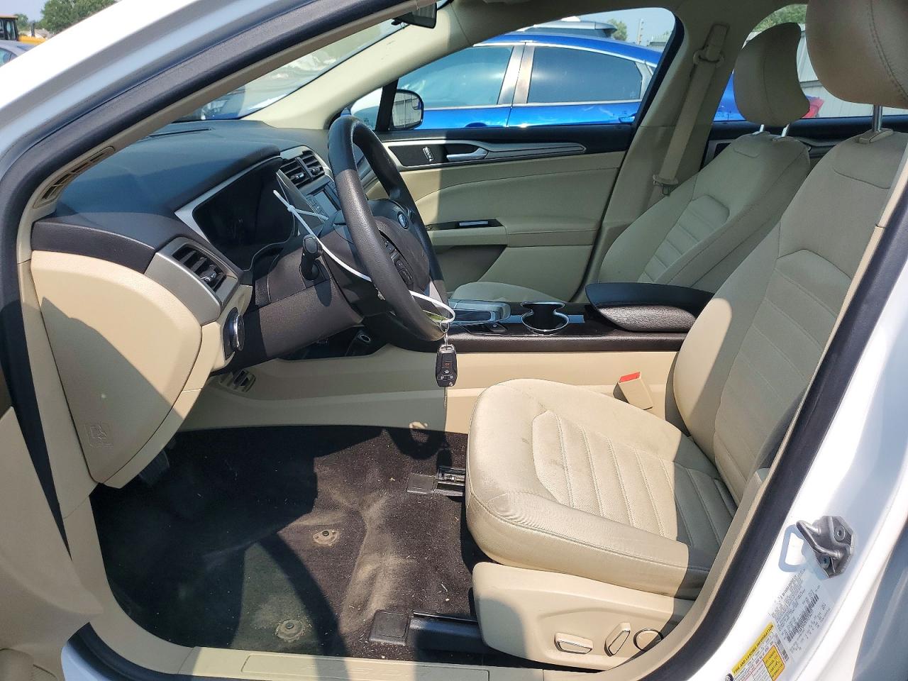 2015 Ford Fusion Se White vin: 3FA6P0HDXFR236277