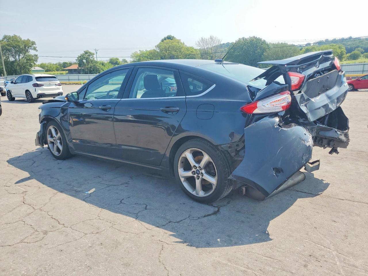 2015 Ford Fusion Se Black vin: 3FA6P0HDXFR236733