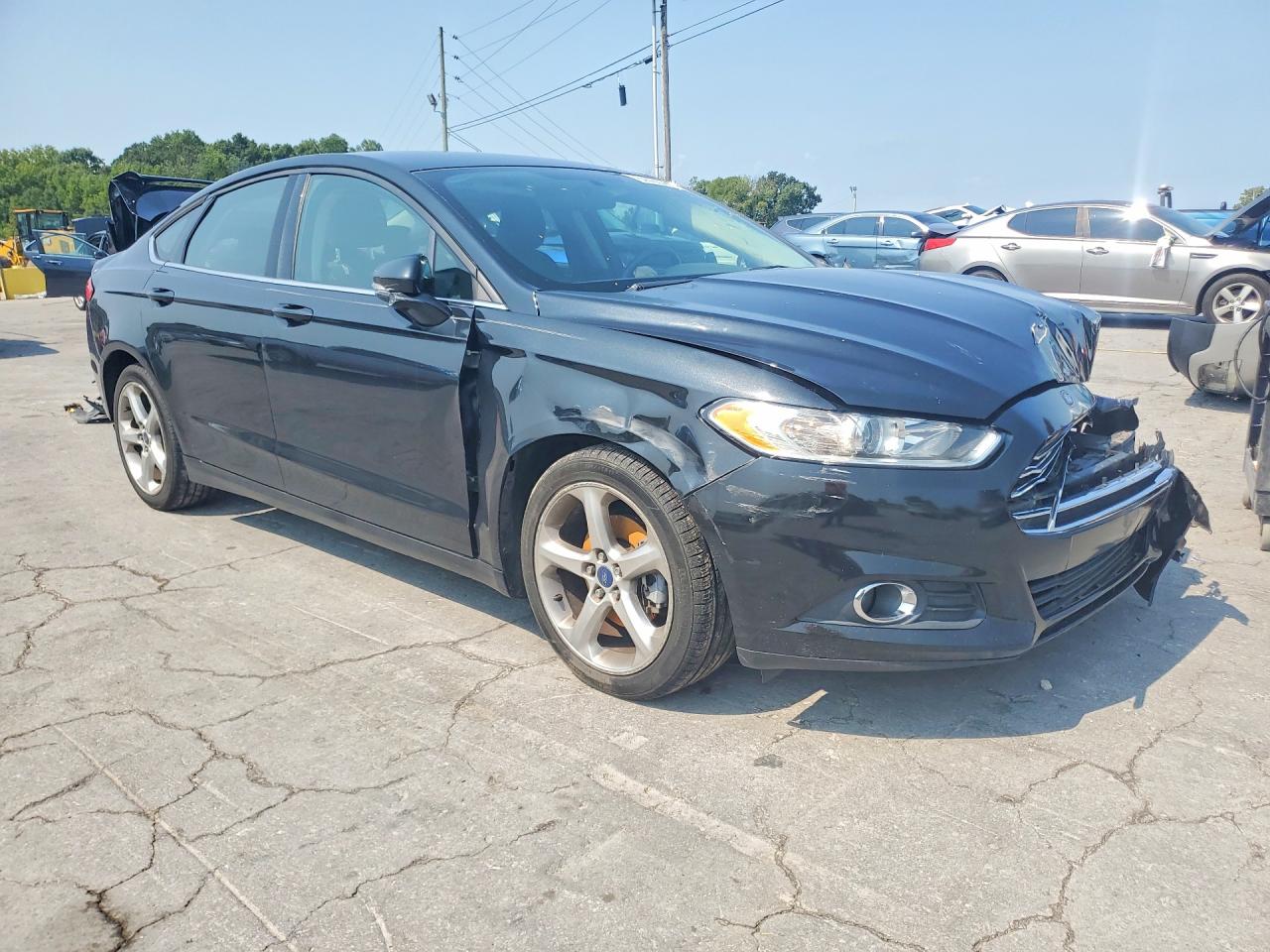 2015 Ford Fusion Se Black vin: 3FA6P0HDXFR236733