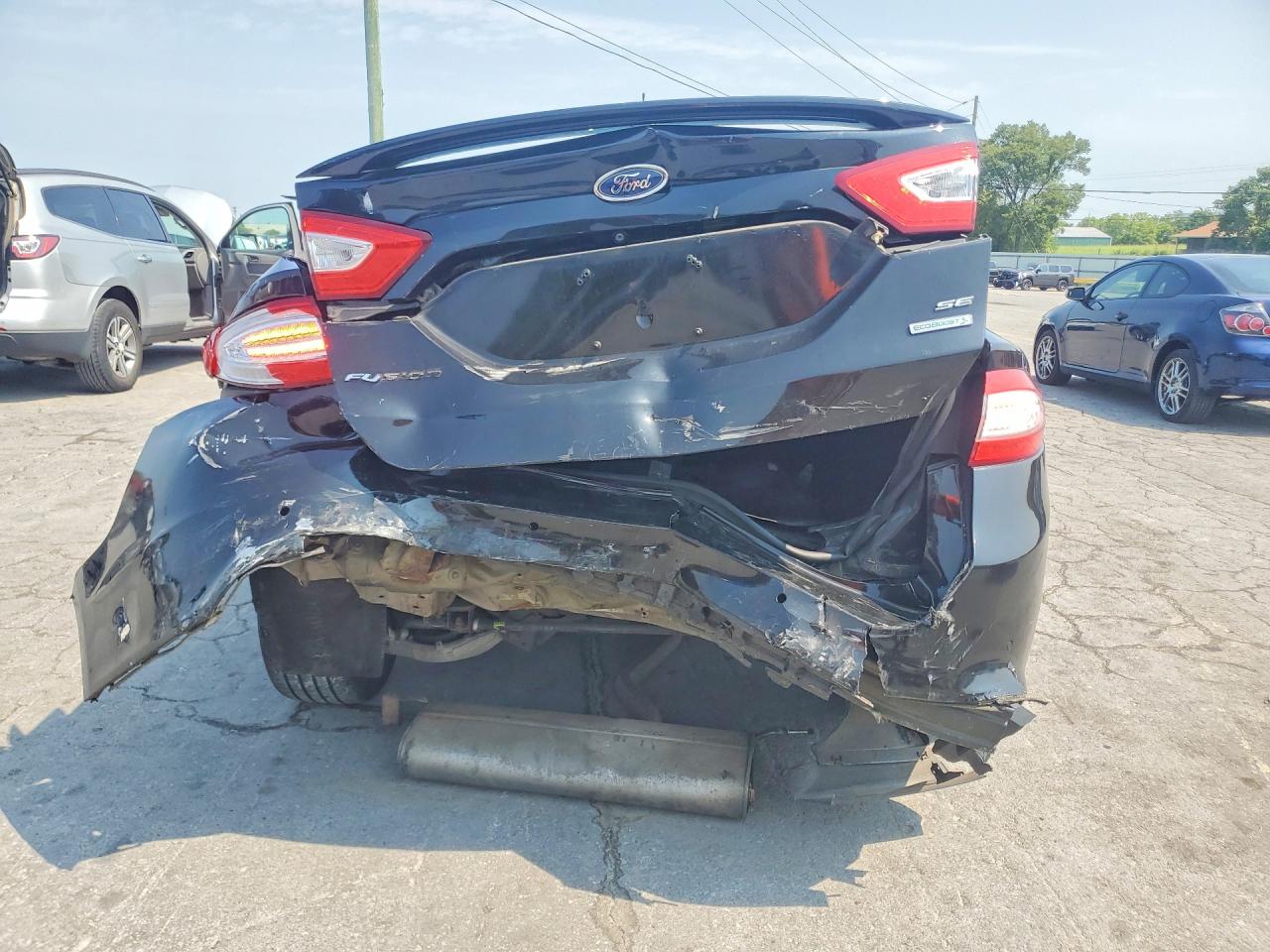 2015 Ford Fusion Se Black vin: 3FA6P0HDXFR236733