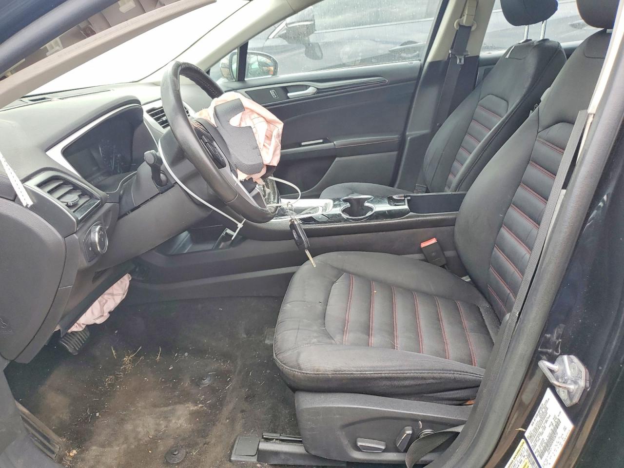 2015 Ford Fusion Se Black vin: 3FA6P0HDXFR236733
