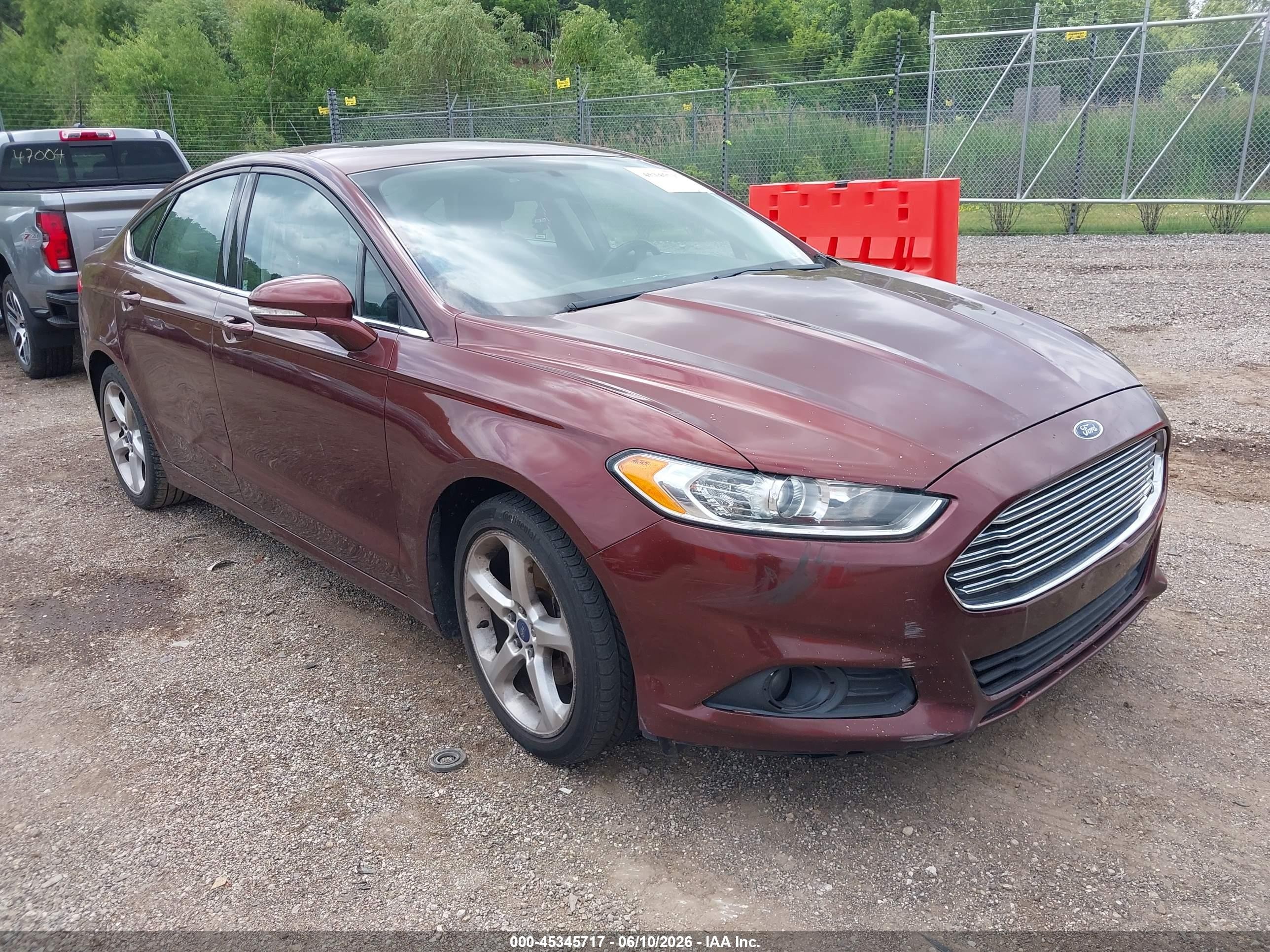 2015 Ford Fusion Se Red vin: 3FA6P0HDXFR236845