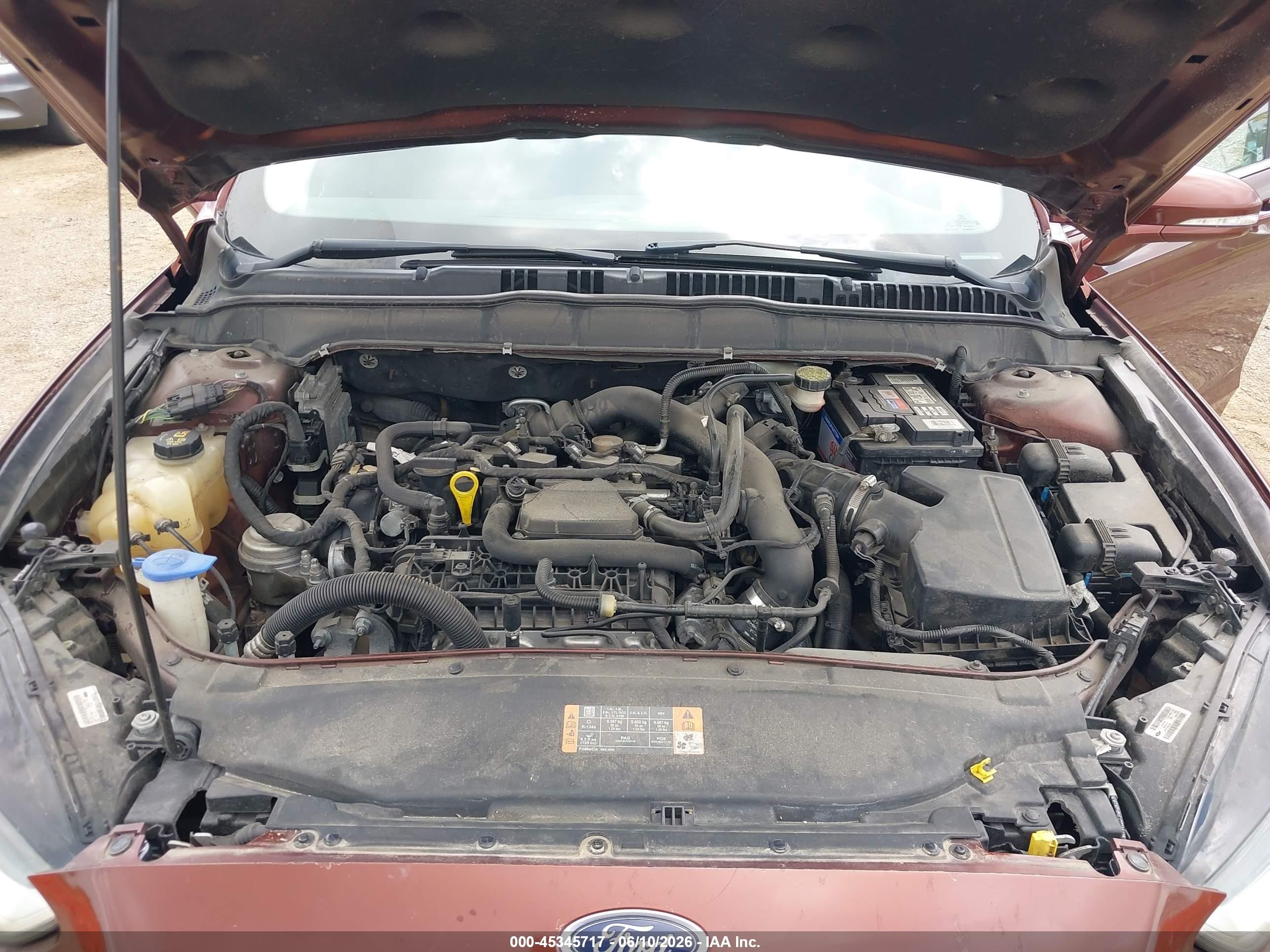 2015 Ford Fusion Se Red vin: 3FA6P0HDXFR236845