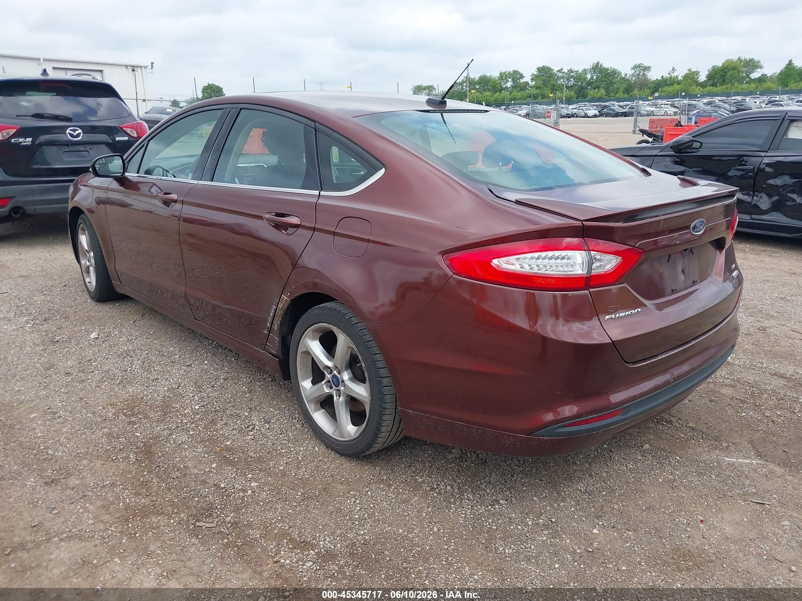 2015 Ford Fusion Se Red vin: 3FA6P0HDXFR236845