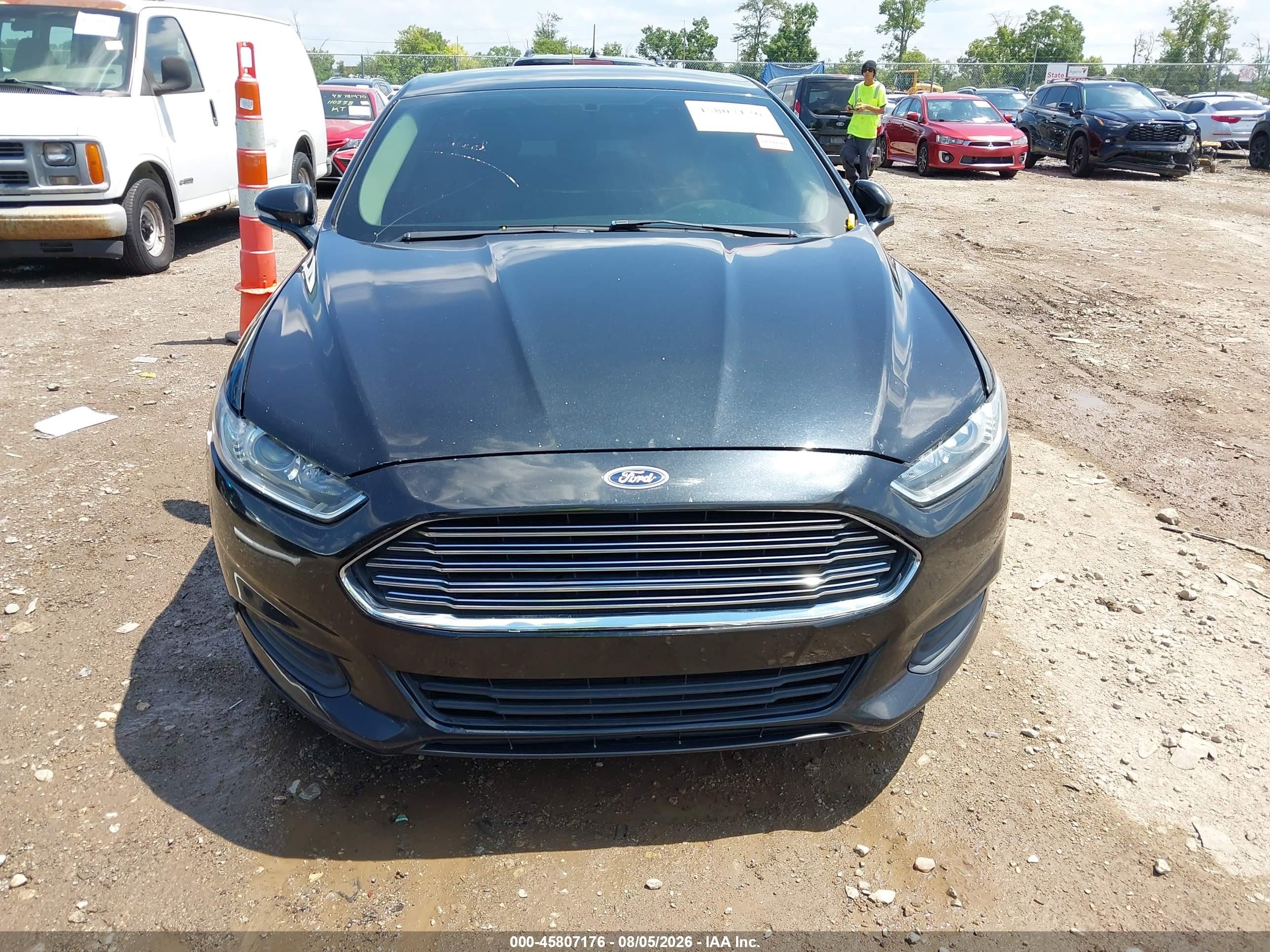 2015 Ford Fusion Se Black vin: 3FA6P0HDXFR261535