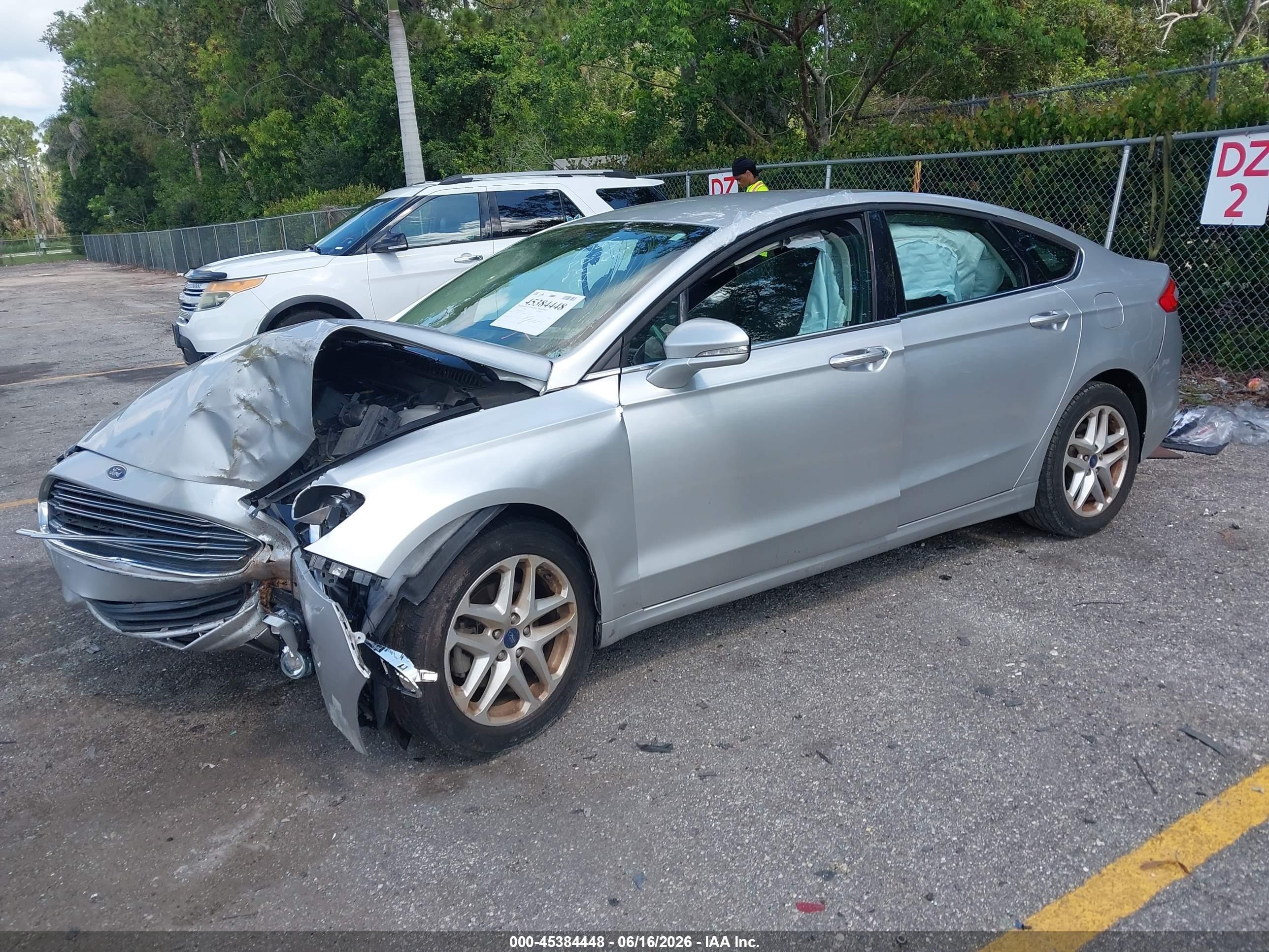2015 Ford Fusion Se Silver vin: 3FA6P0HDXFR261745