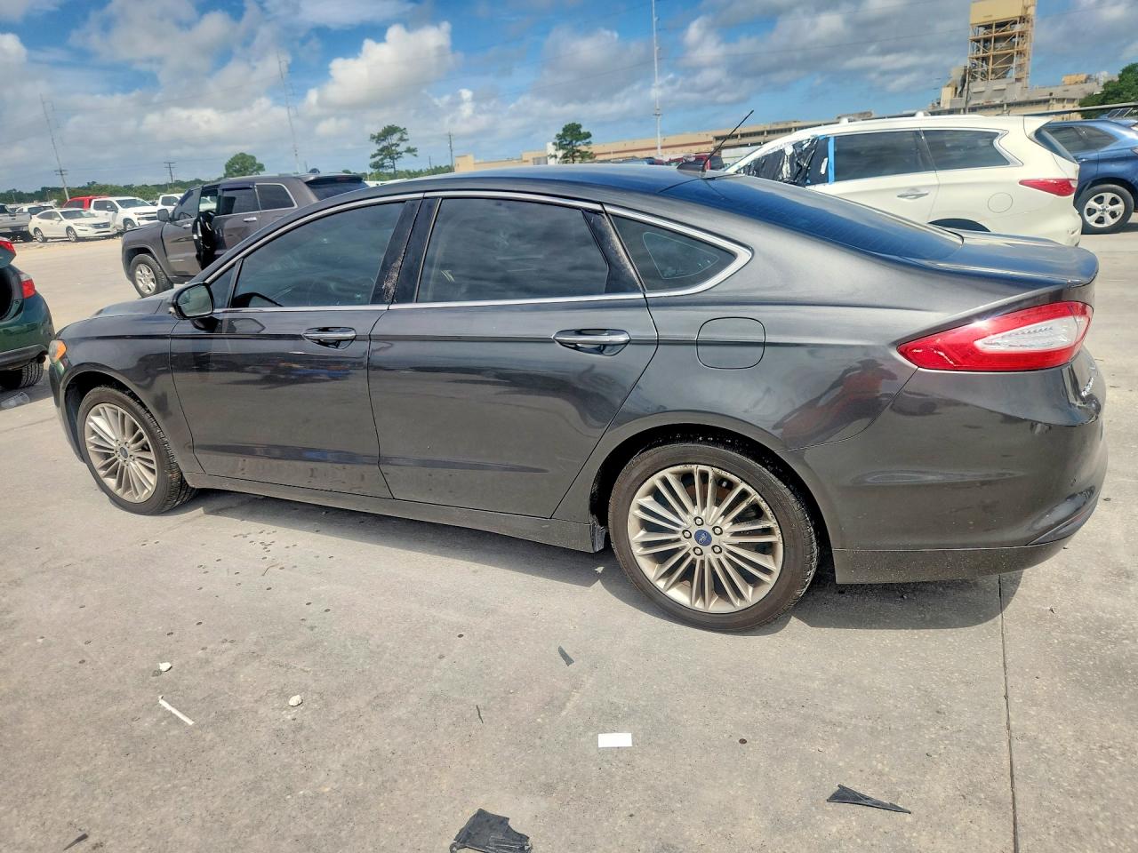 2015 Ford Fusion Se Charcoal vin: 3FA6P0HDXFR288427