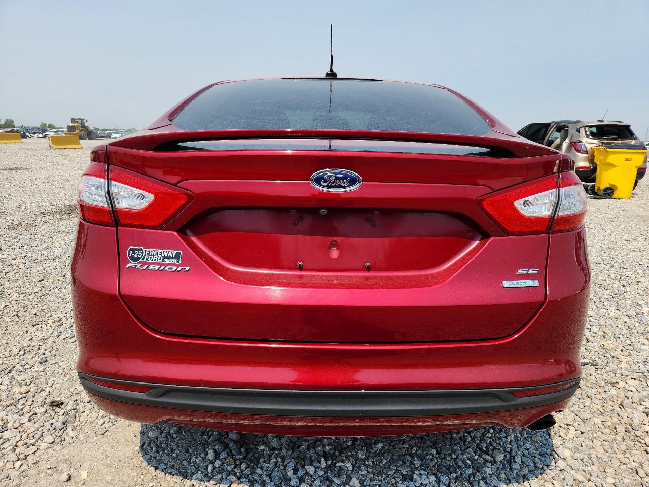 2015 Ford Fusion Se Burgundy vin: 3FA6P0HDXFR293854