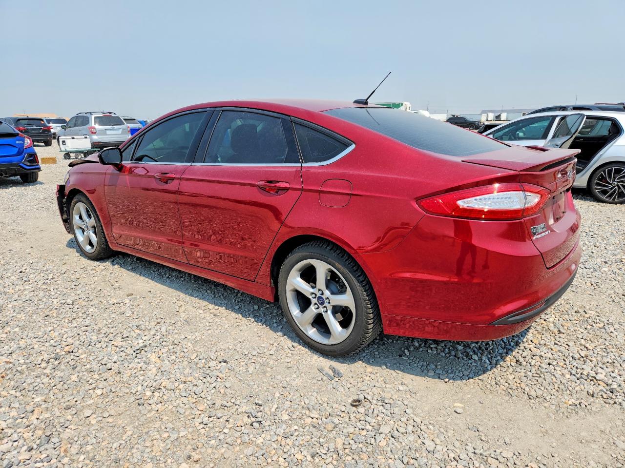 2015 Ford Fusion Se Burgundy vin: 3FA6P0HDXFR293854
