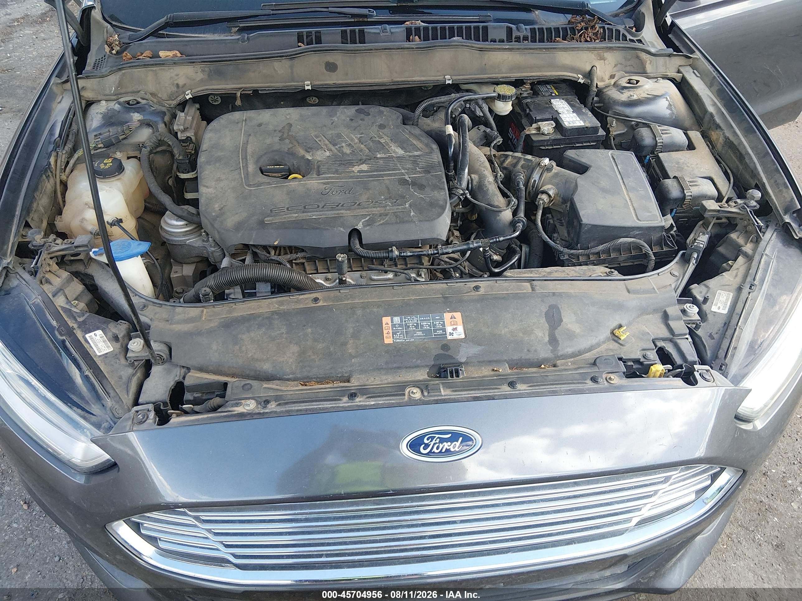 2015 Ford Fusion Se Gray vin: 3FA6P0HDXFR301029