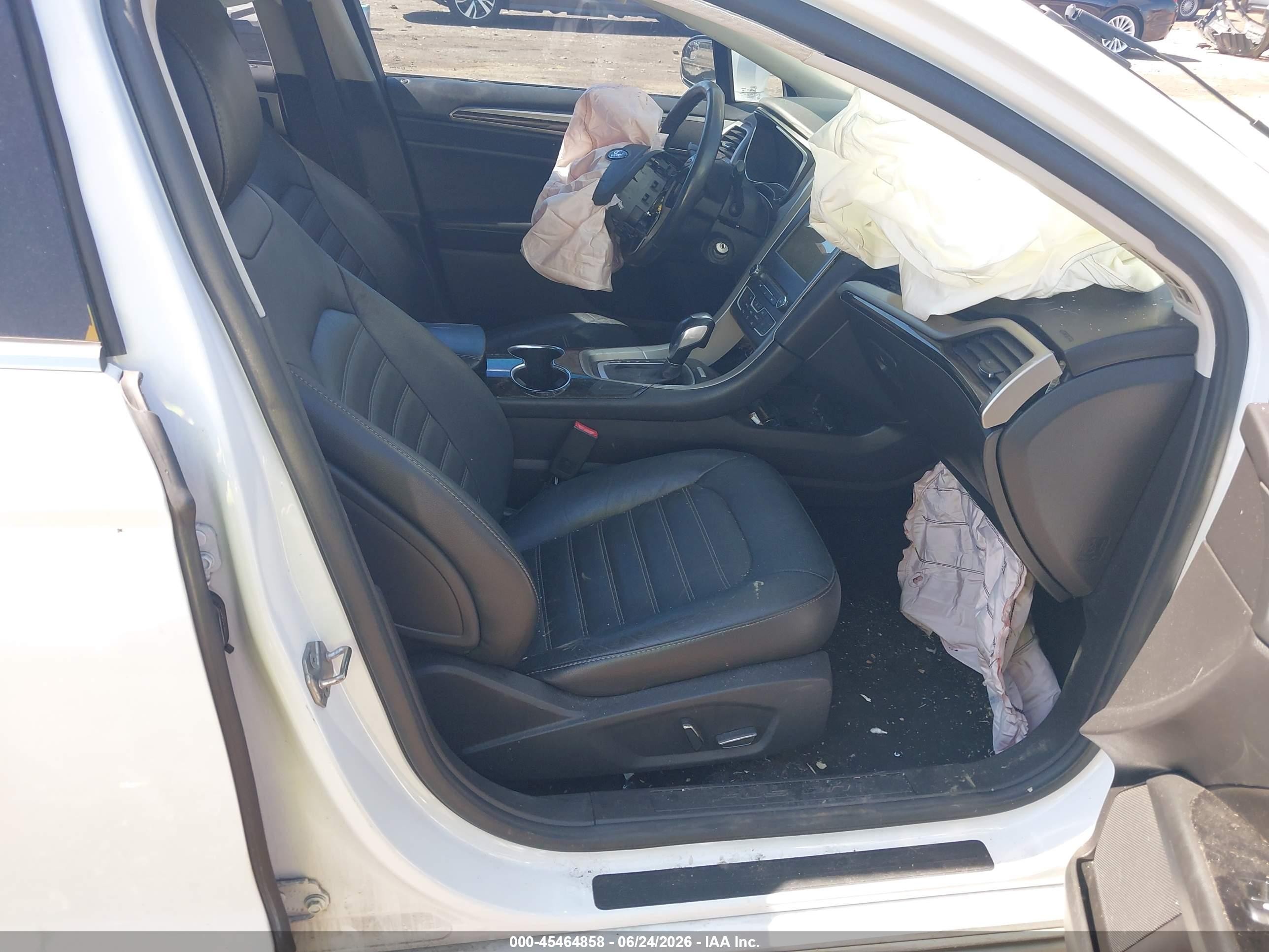 2016 Ford Fusion Se White vin: 3FA6P0HDXGR285464