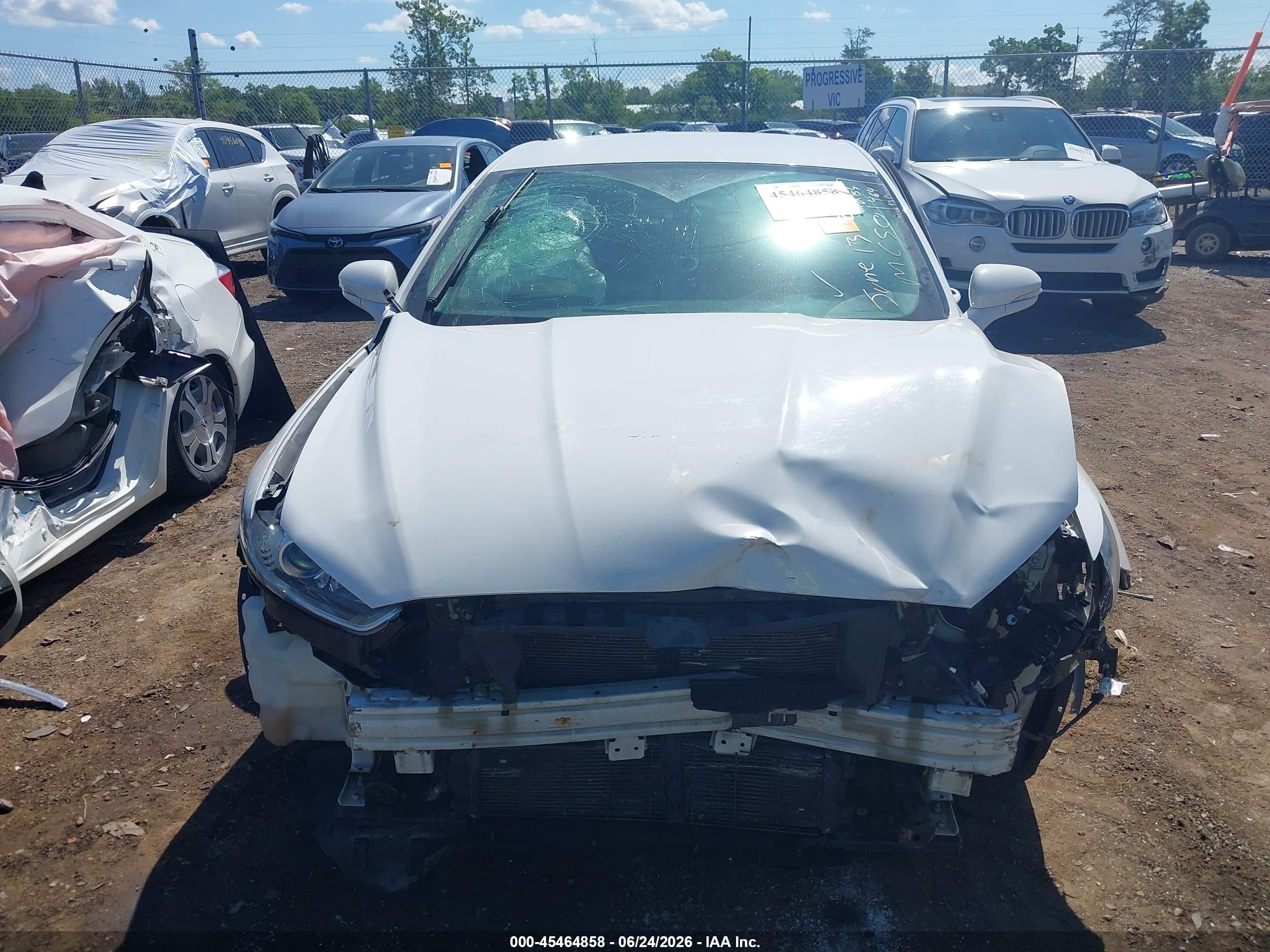 2016 Ford Fusion Se White vin: 3FA6P0HDXGR285464