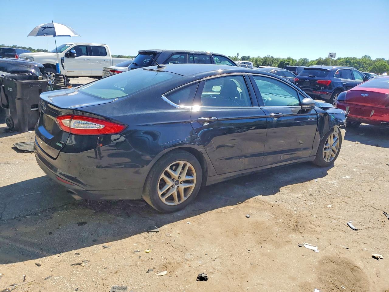 2016 Ford Fusion Se Black vin: 3FA6P0HDXGR377920