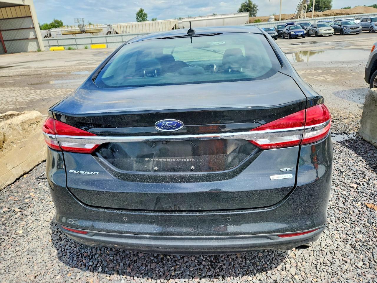 2017 Ford Fusion Se Black vin: 3FA6P0HDXHR303687
