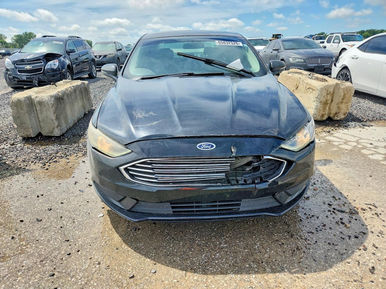2017 Ford Fusion Se Black vin: 3FA6P0HDXHR303687