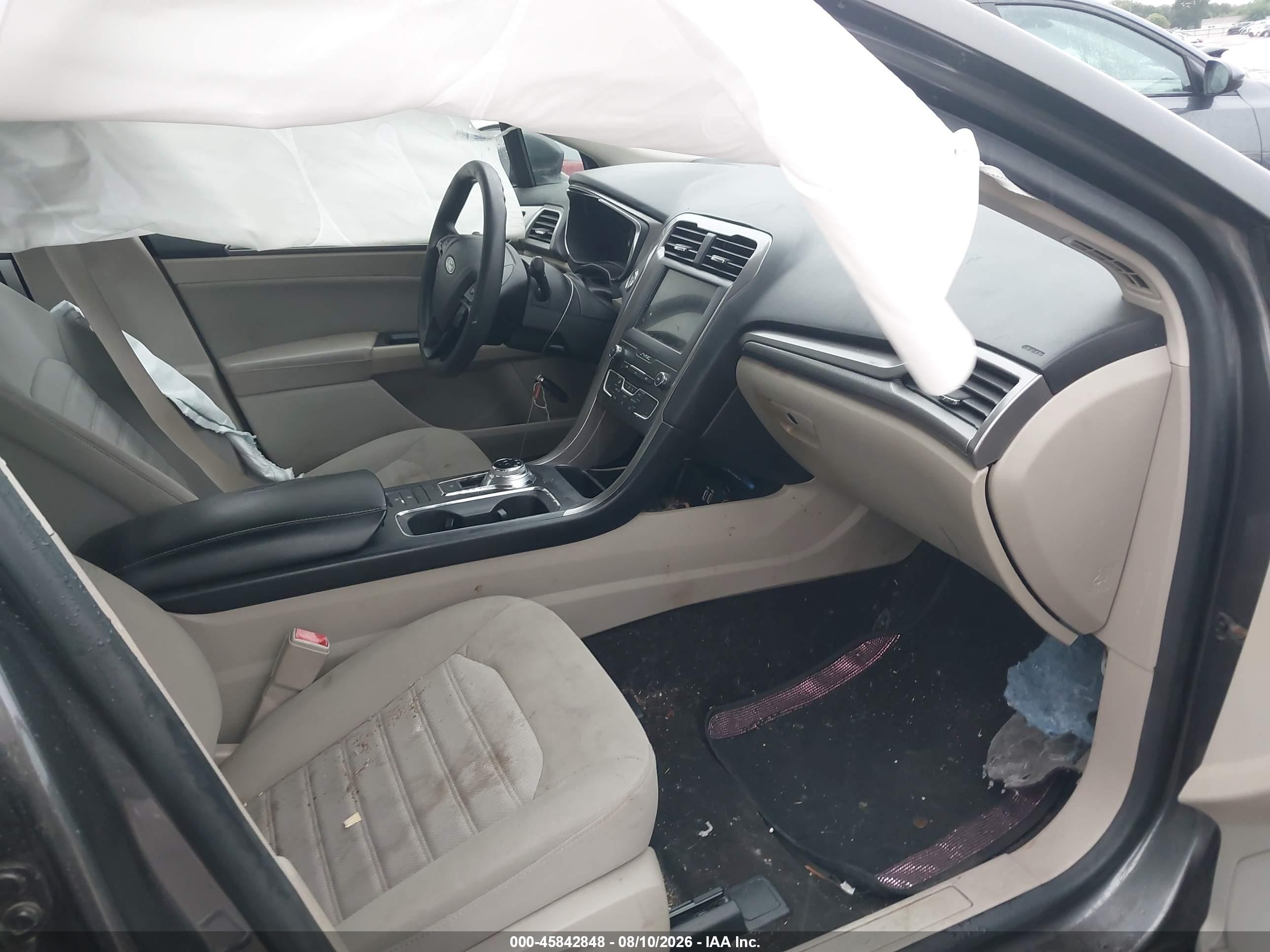 2020 Ford Fusion Se Gray vin: 3FA6P0HDXLR191708