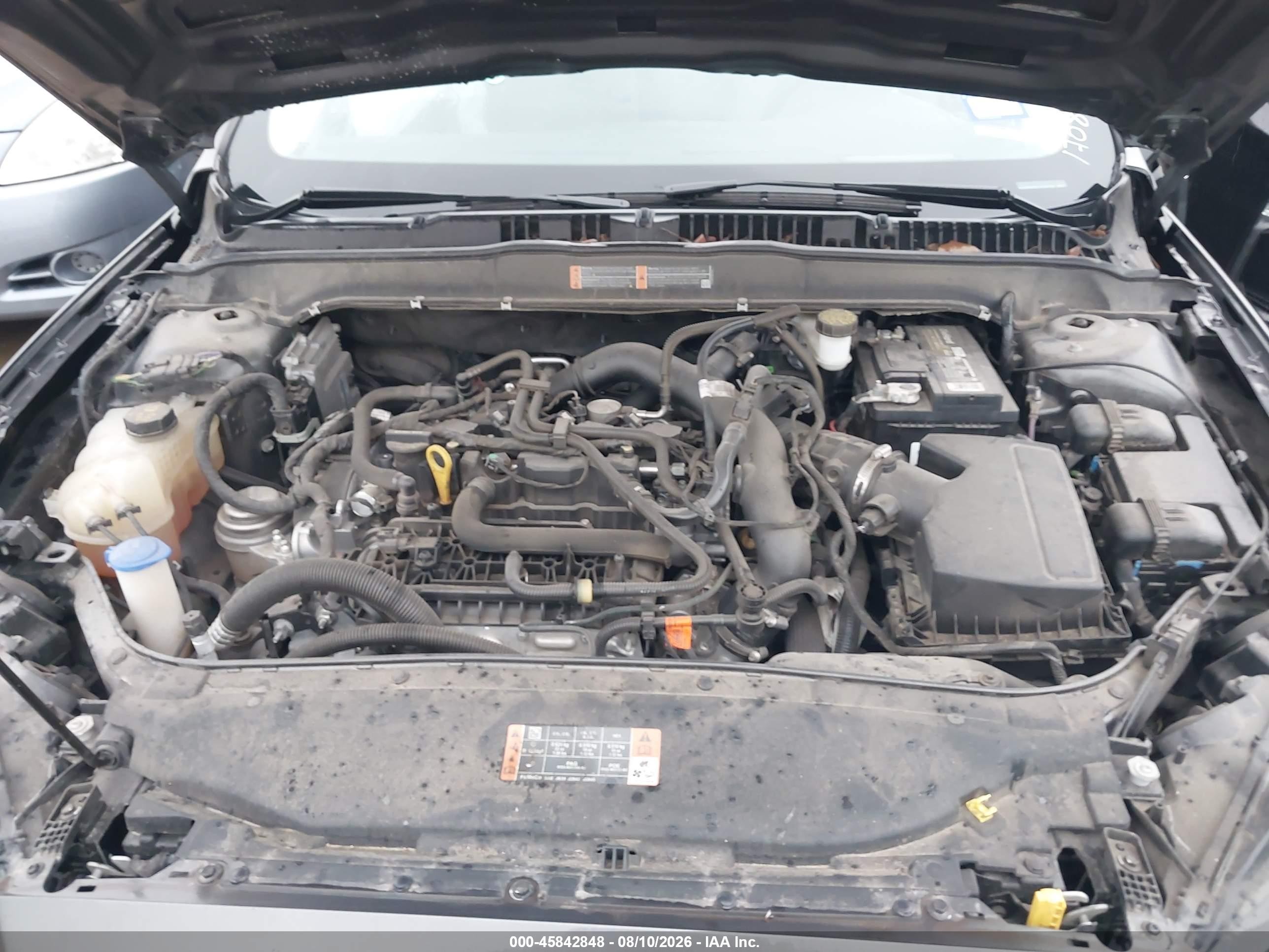 2020 Ford Fusion Se Gray vin: 3FA6P0HDXLR191708