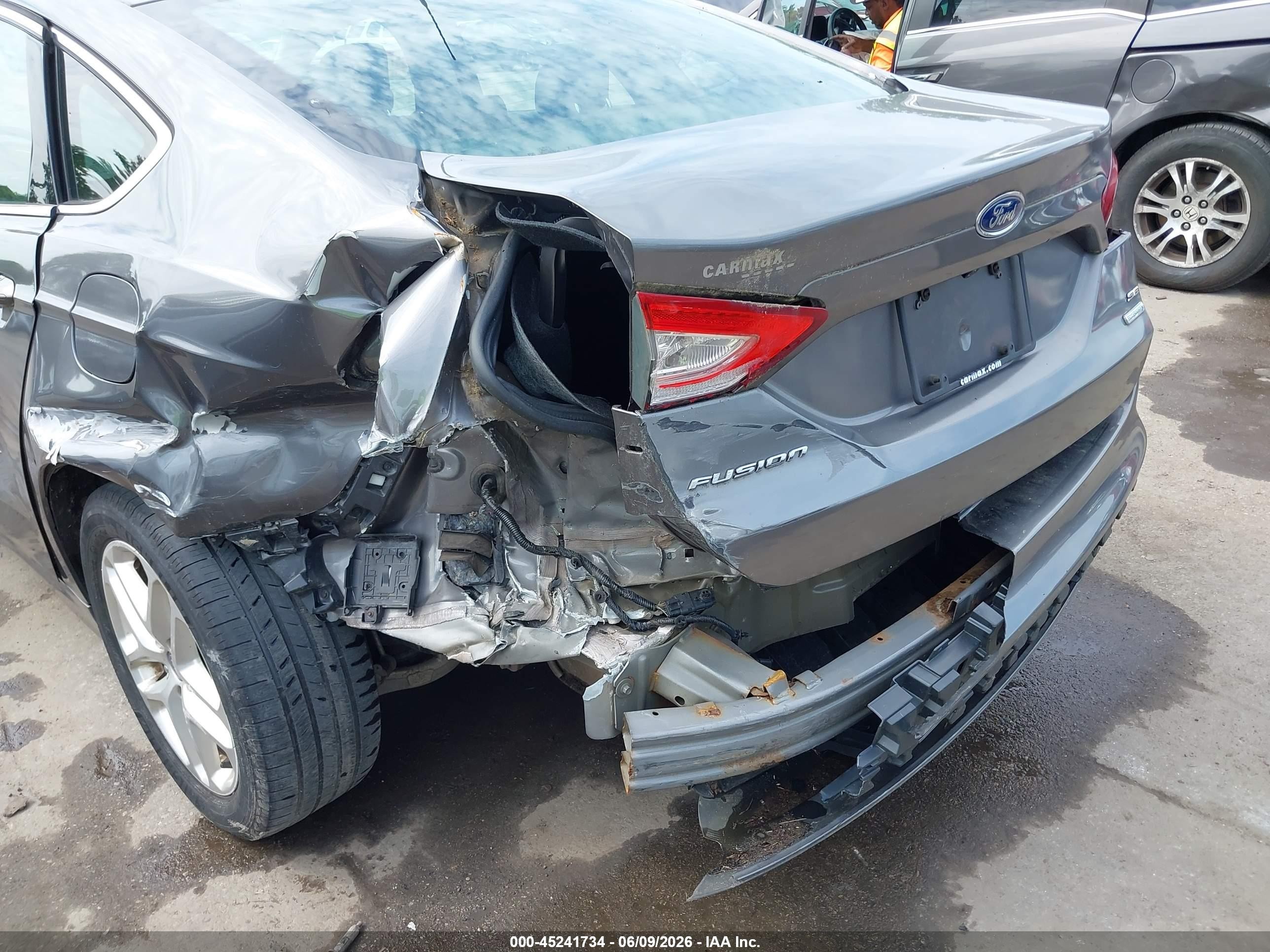 2013 Ford Fusion Se Gray vin: 3FA6P0HR0DR117193