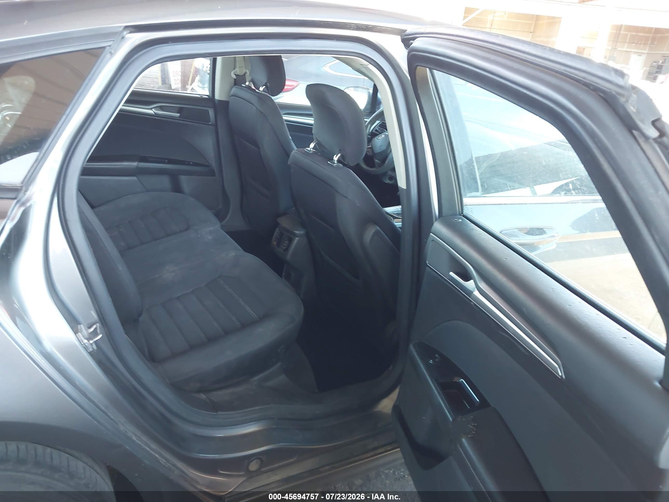 2013 Ford Fusion Se Gray vin: 3FA6P0HR0DR155779