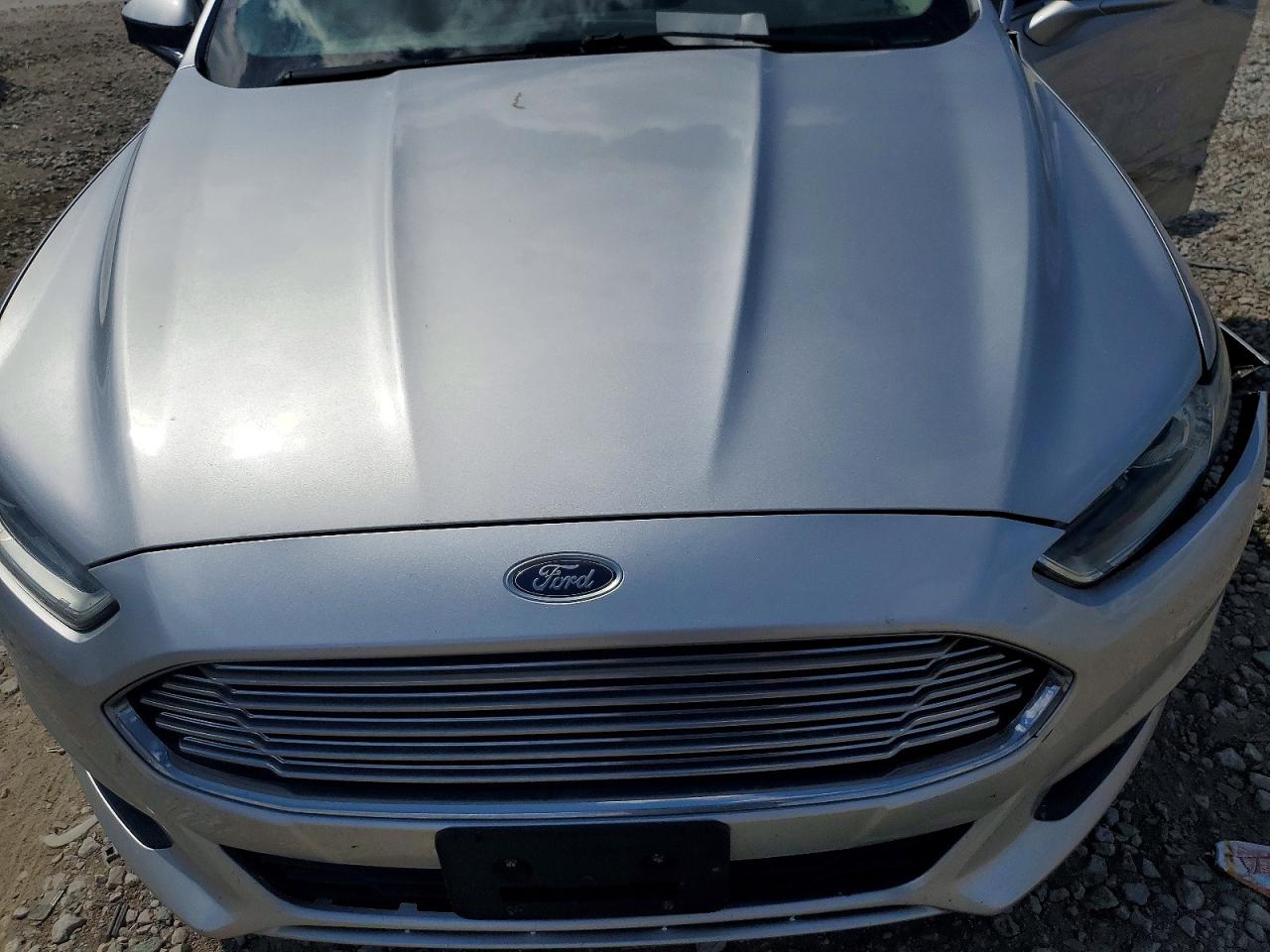 2013 Ford Fusion Se Silver vin: 3FA6P0HR0DR168306