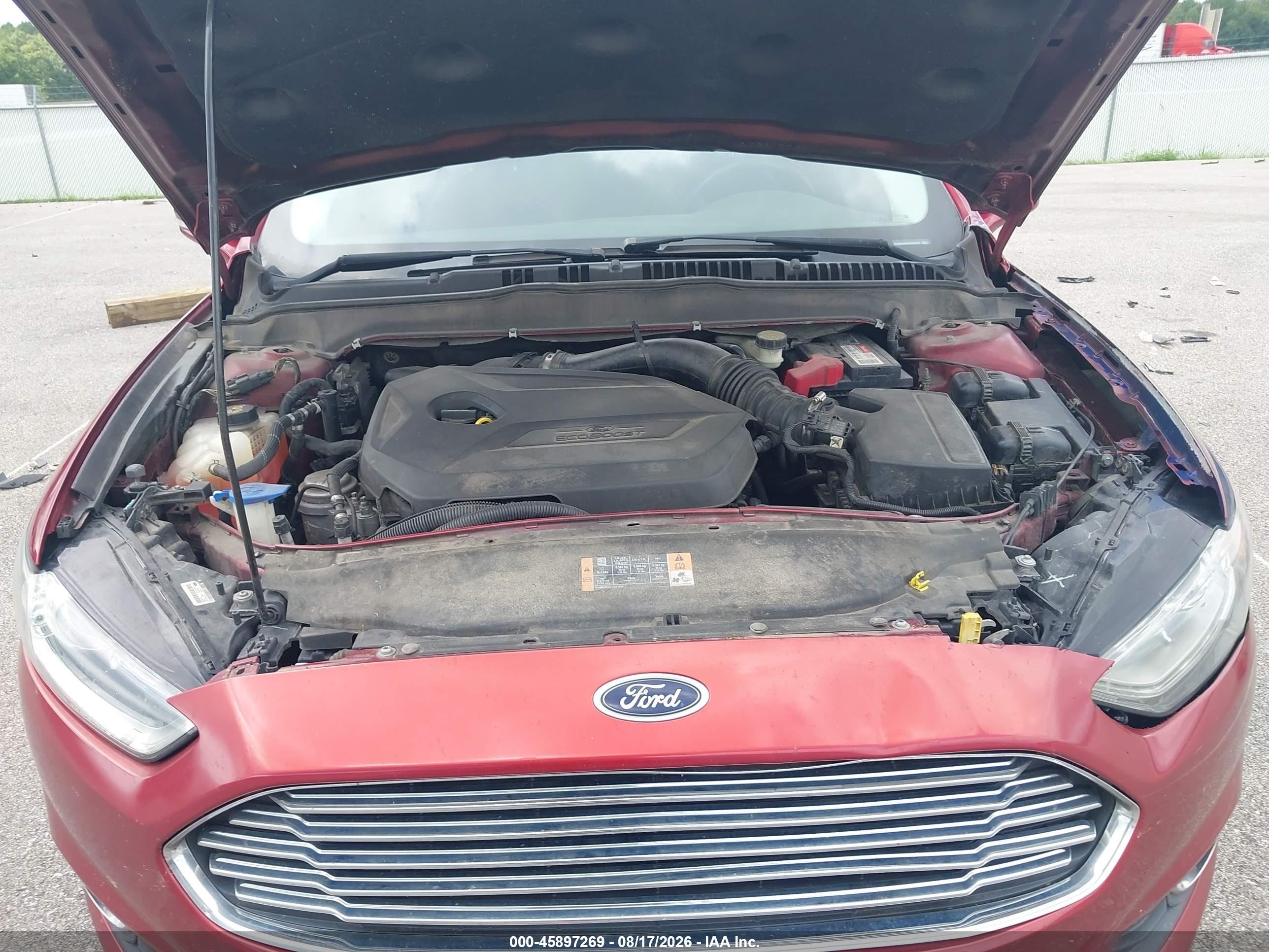 2013 Ford Fusion Se Red vin: 3FA6P0HR0DR168502