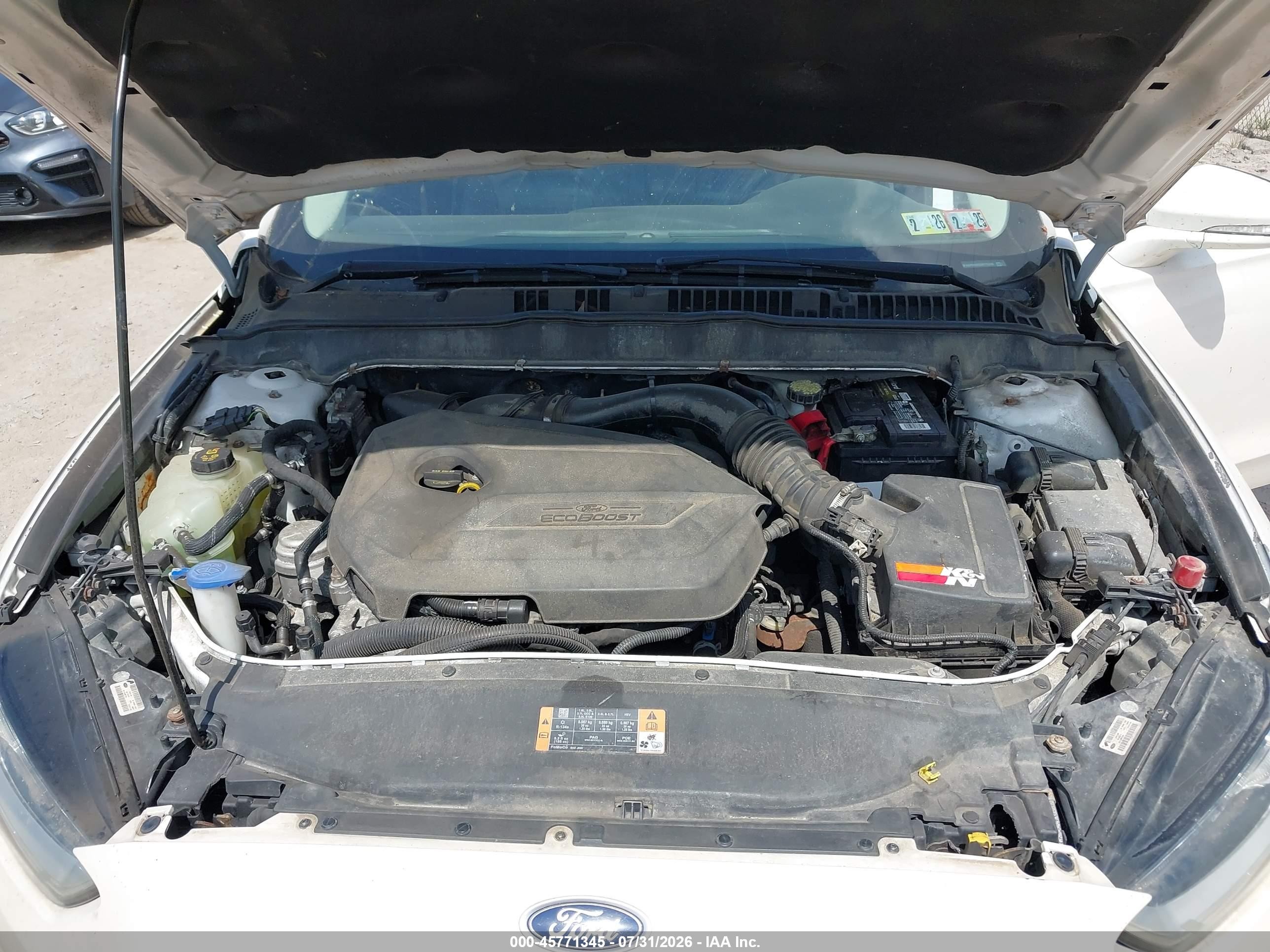 2013 Ford Fusion Se White vin: 3FA6P0HR0DR175398