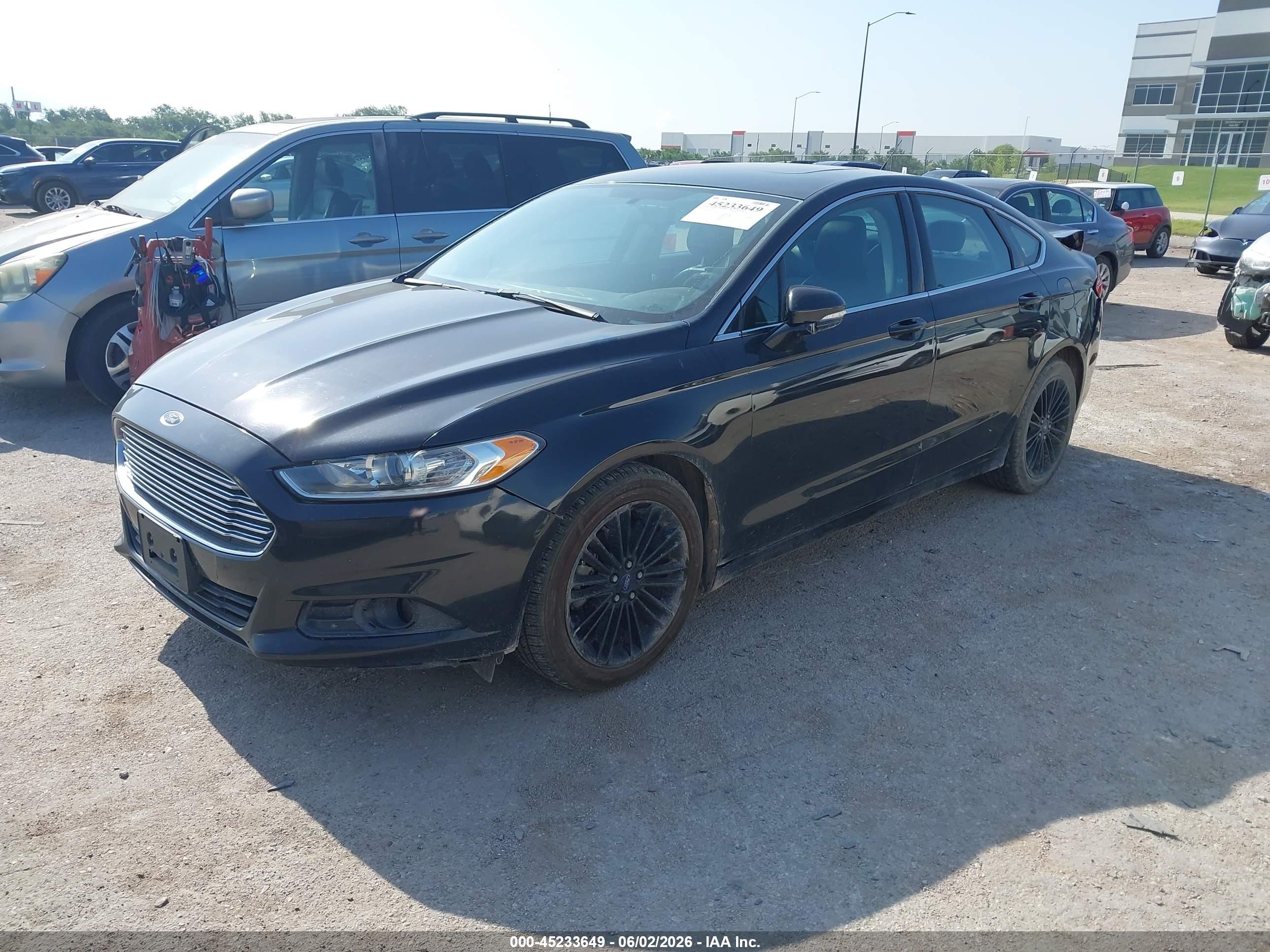 2013 Ford Fusion Se Black vin: 3FA6P0HR0DR226723