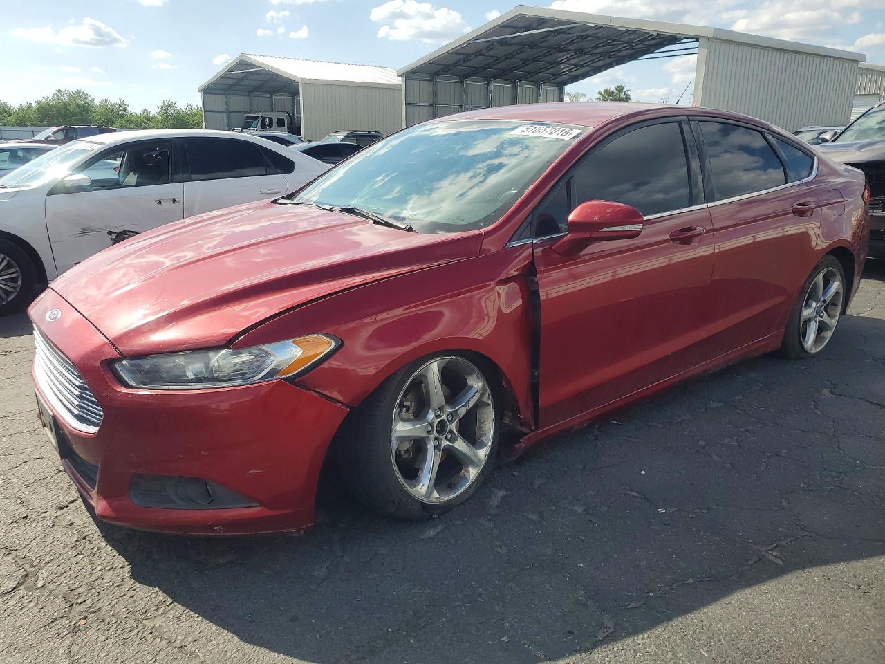 2013 Ford Fusion Se Красный vin: 3FA6P0HR0DR267613