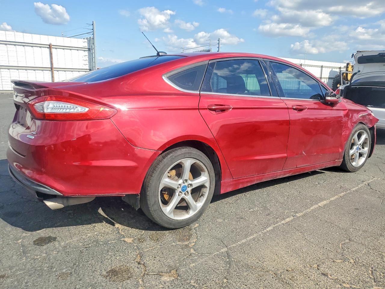 2013 Ford Fusion Se Red vin: 3FA6P0HR0DR267613