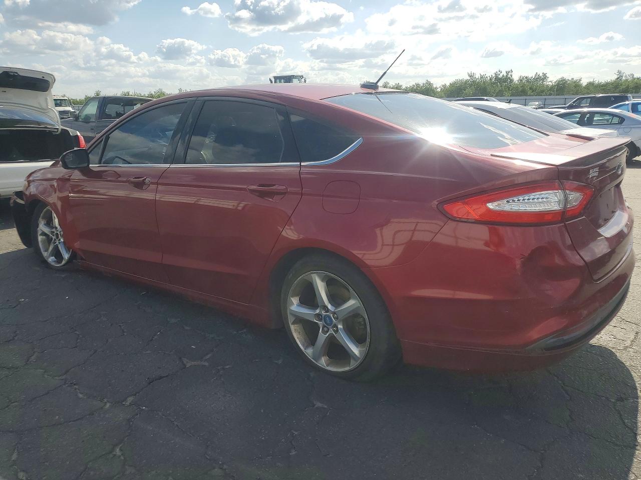 2013 Ford Fusion Se Red vin: 3FA6P0HR0DR267613