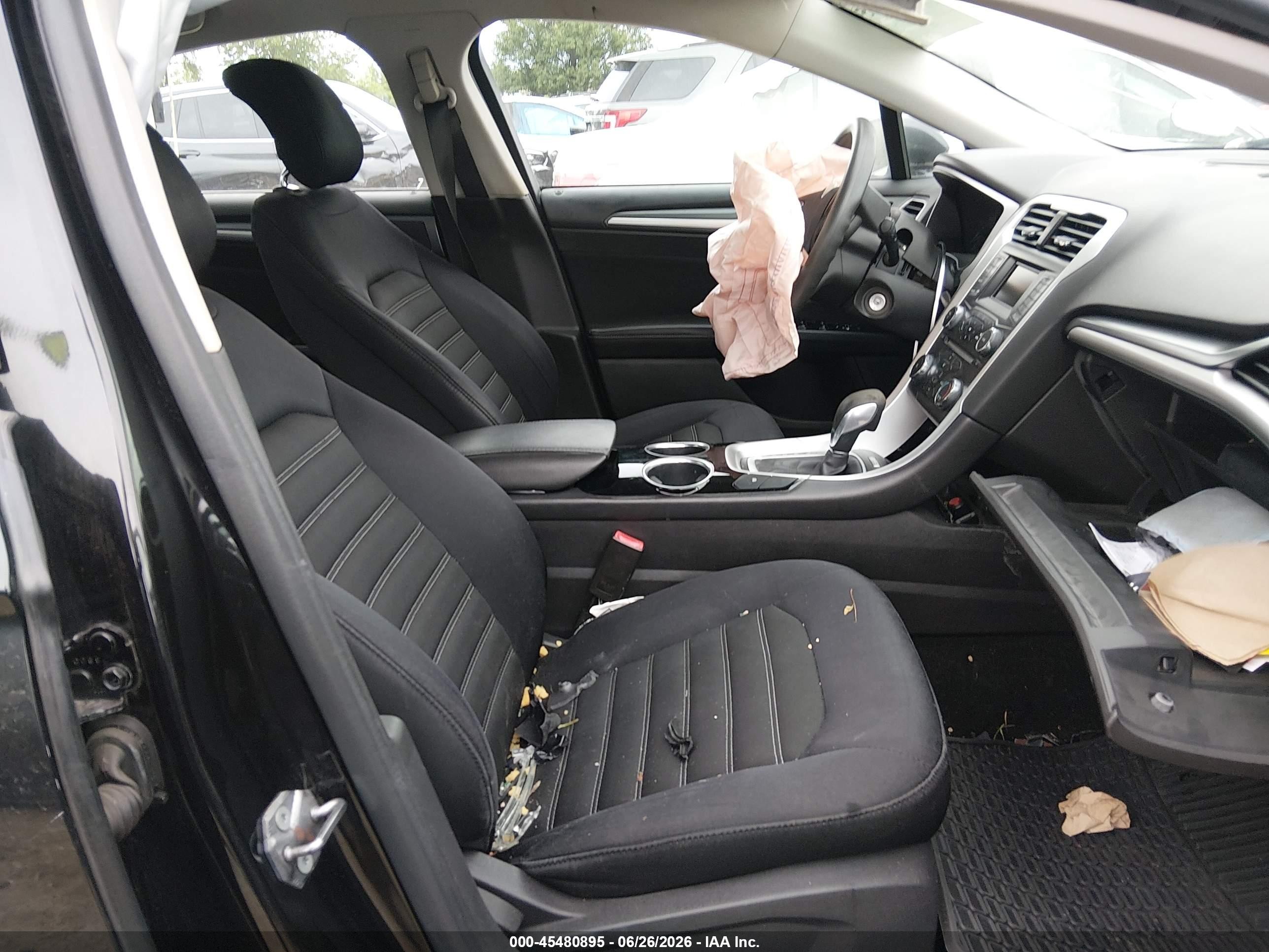 2013 Ford Fusion Se Black vin: 3FA6P0HR0DR283505