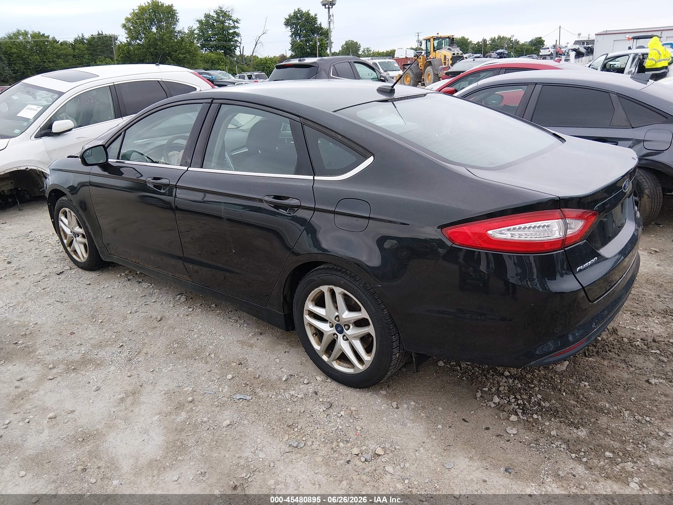 2013 Ford Fusion Se Black vin: 3FA6P0HR0DR283505