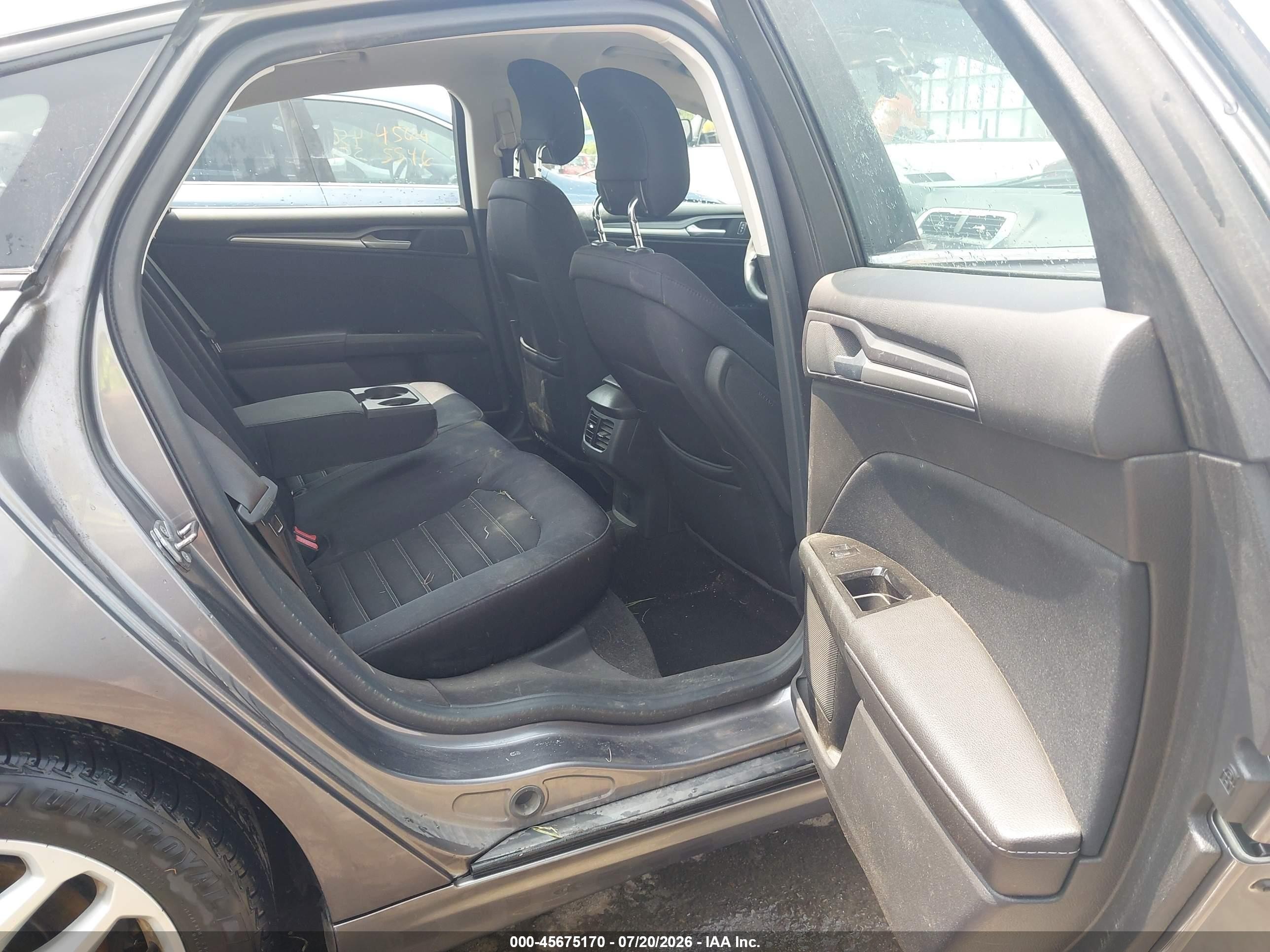 2013 Ford Fusion Se Gray vin: 3FA6P0HR0DR285299