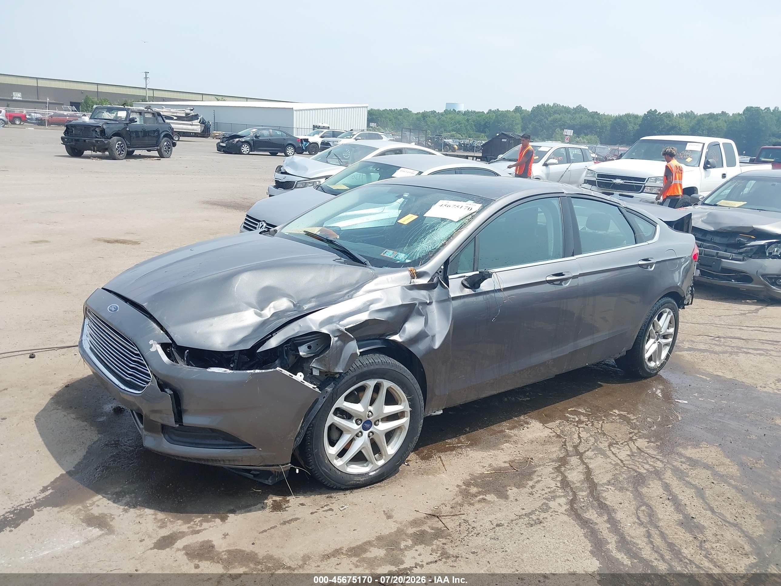 2013 Ford Fusion Se Gray vin: 3FA6P0HR0DR285299
