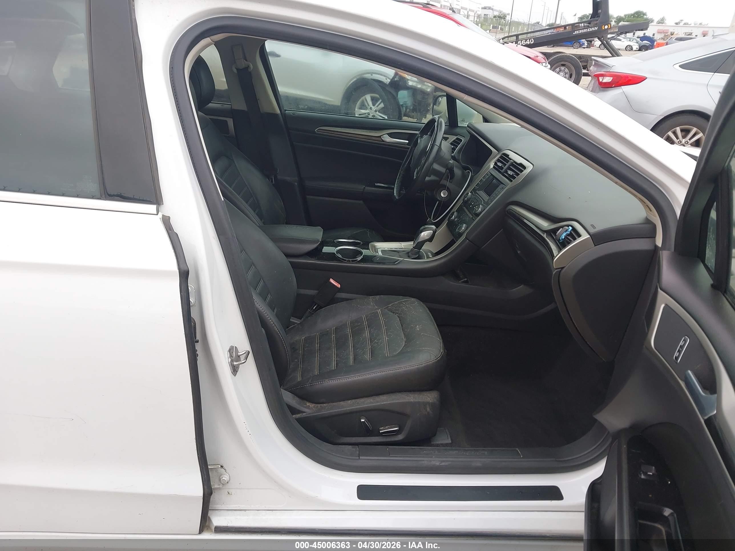2013 Ford Fusion Se White vin: 3FA6P0HR0DR286274