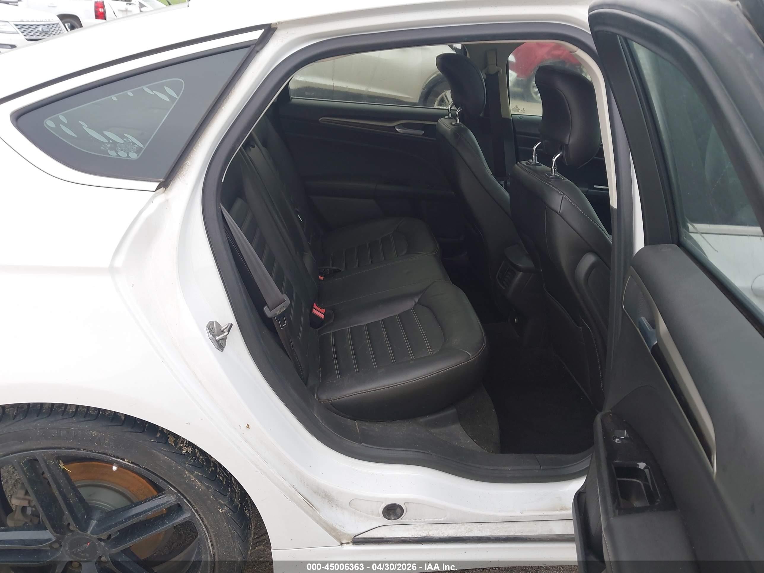 2013 Ford Fusion Se White vin: 3FA6P0HR0DR286274