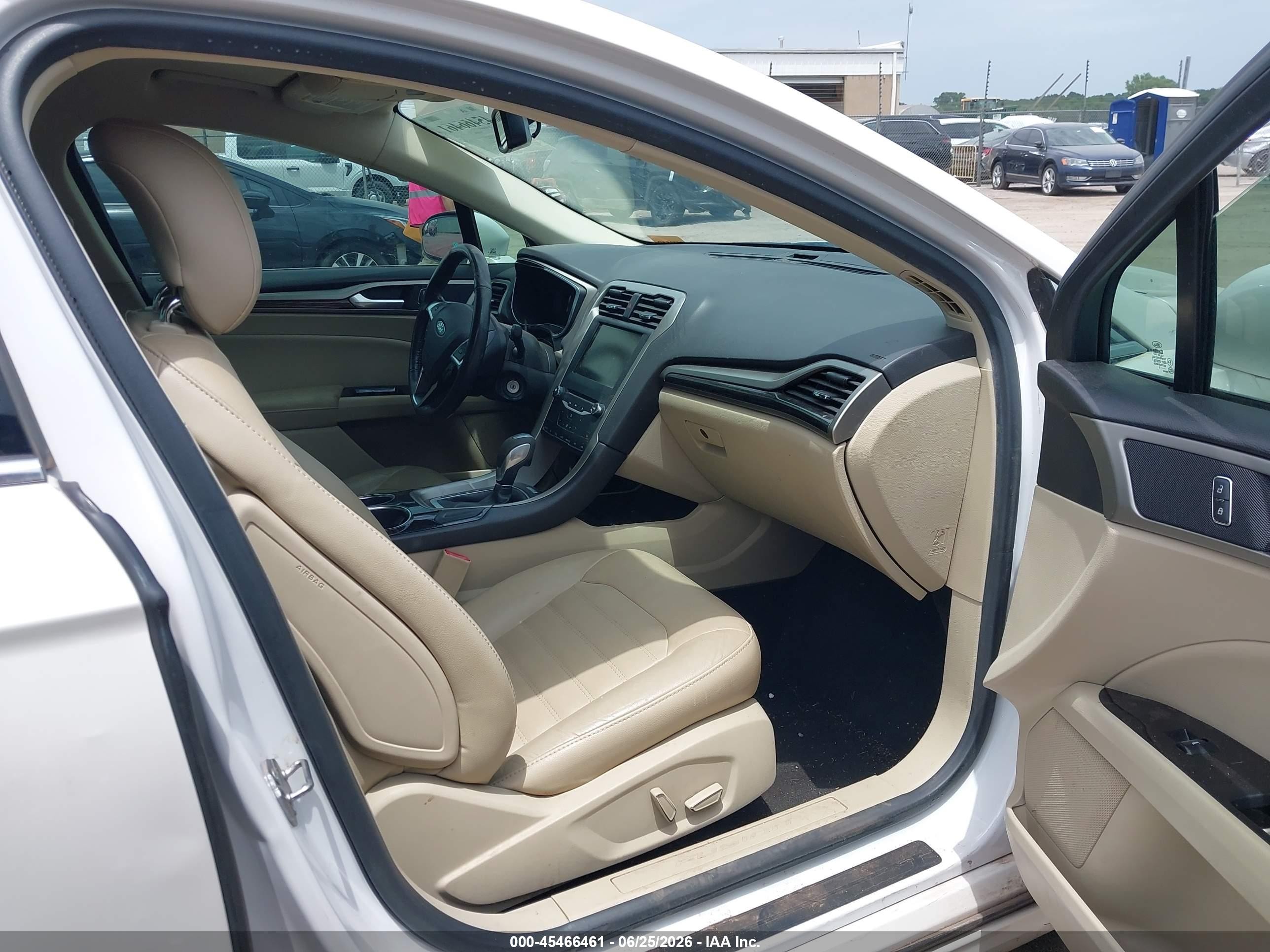 2013 Ford Fusion Se White vin: 3FA6P0HR0DR309777
