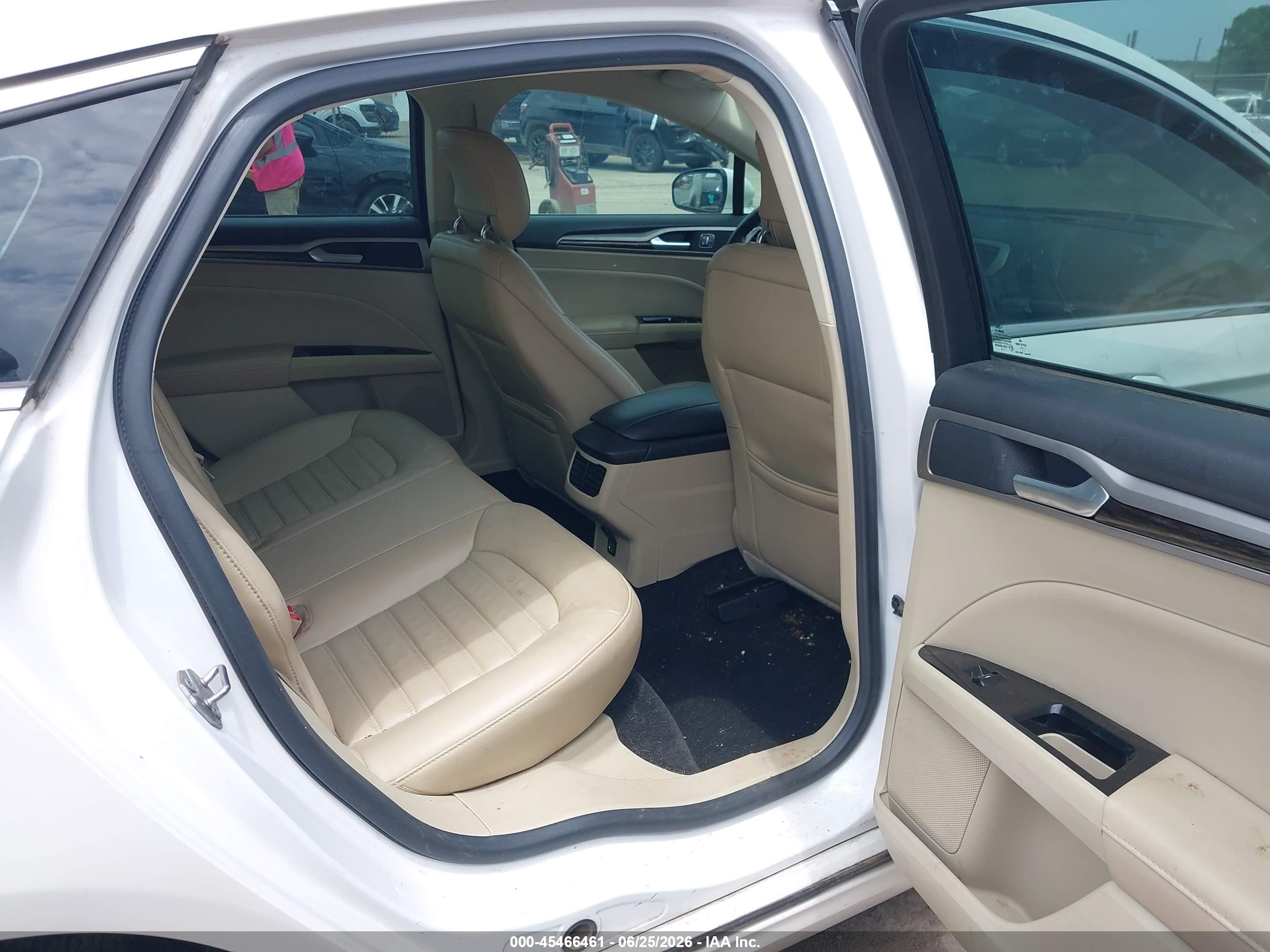 2013 Ford Fusion Se White vin: 3FA6P0HR0DR309777