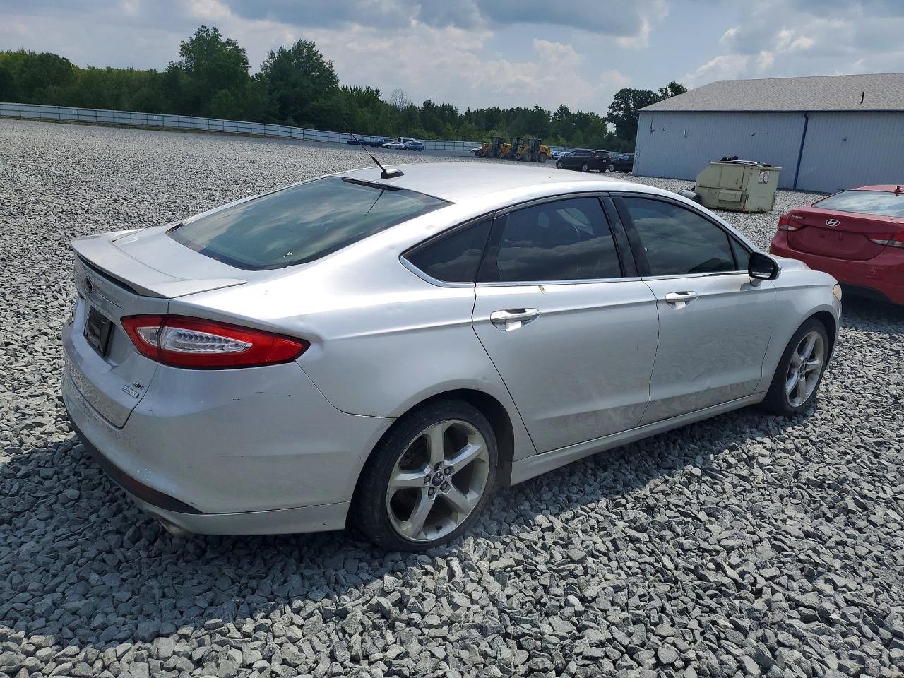 2013 Ford Fusion Se Silver vin: 3FA6P0HR0DR320794