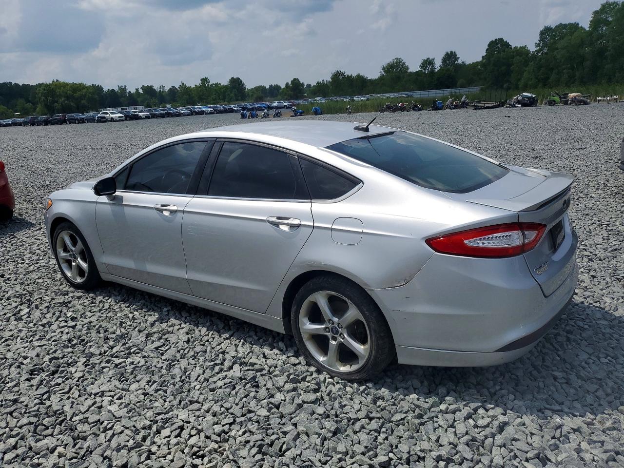 2013 Ford Fusion Se Silver vin: 3FA6P0HR0DR320794