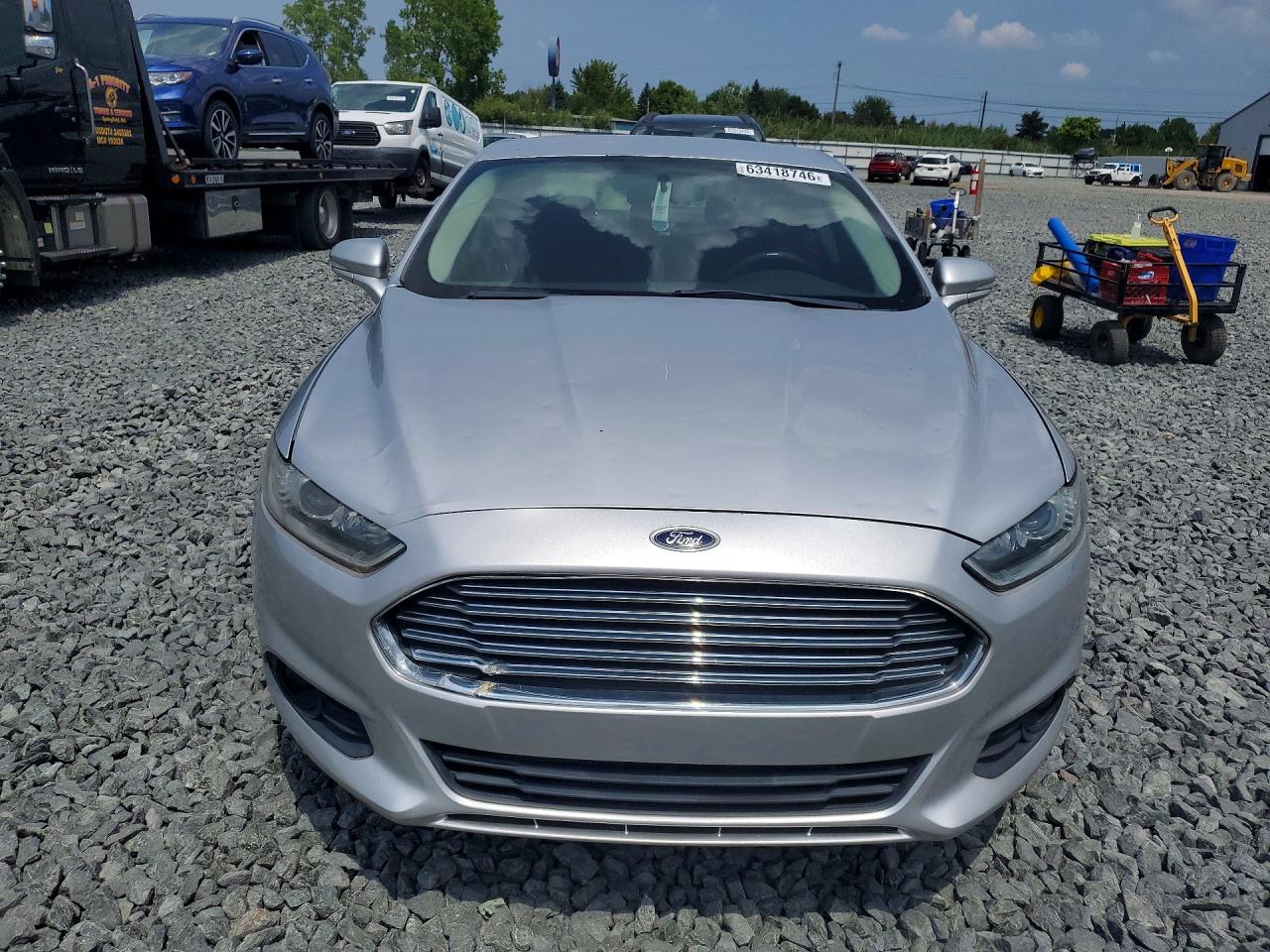 2013 Ford Fusion Se Silver vin: 3FA6P0HR0DR320794