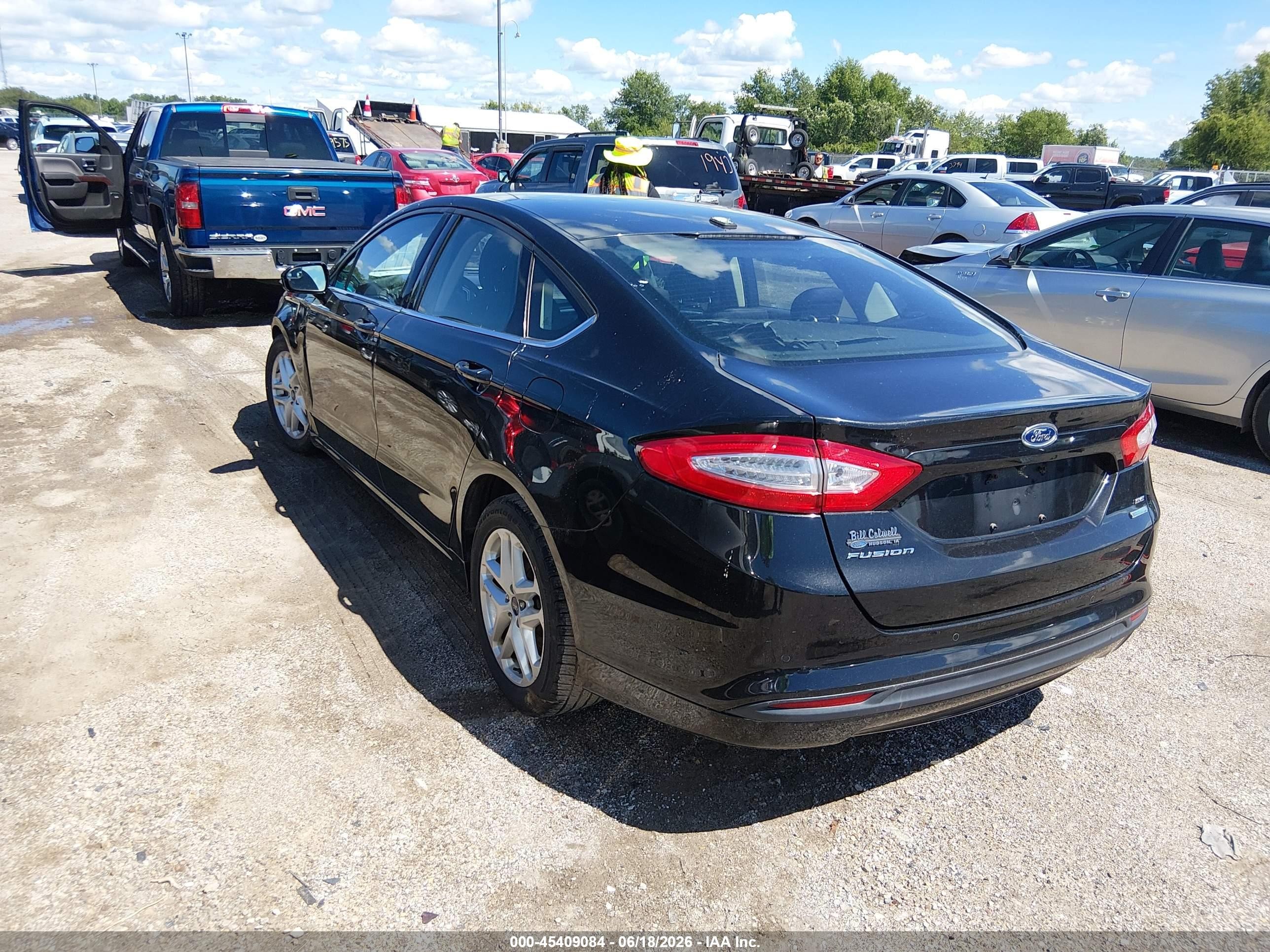 2013 Ford Fusion Se Черный vin: 3FA6P0HR0DR357604