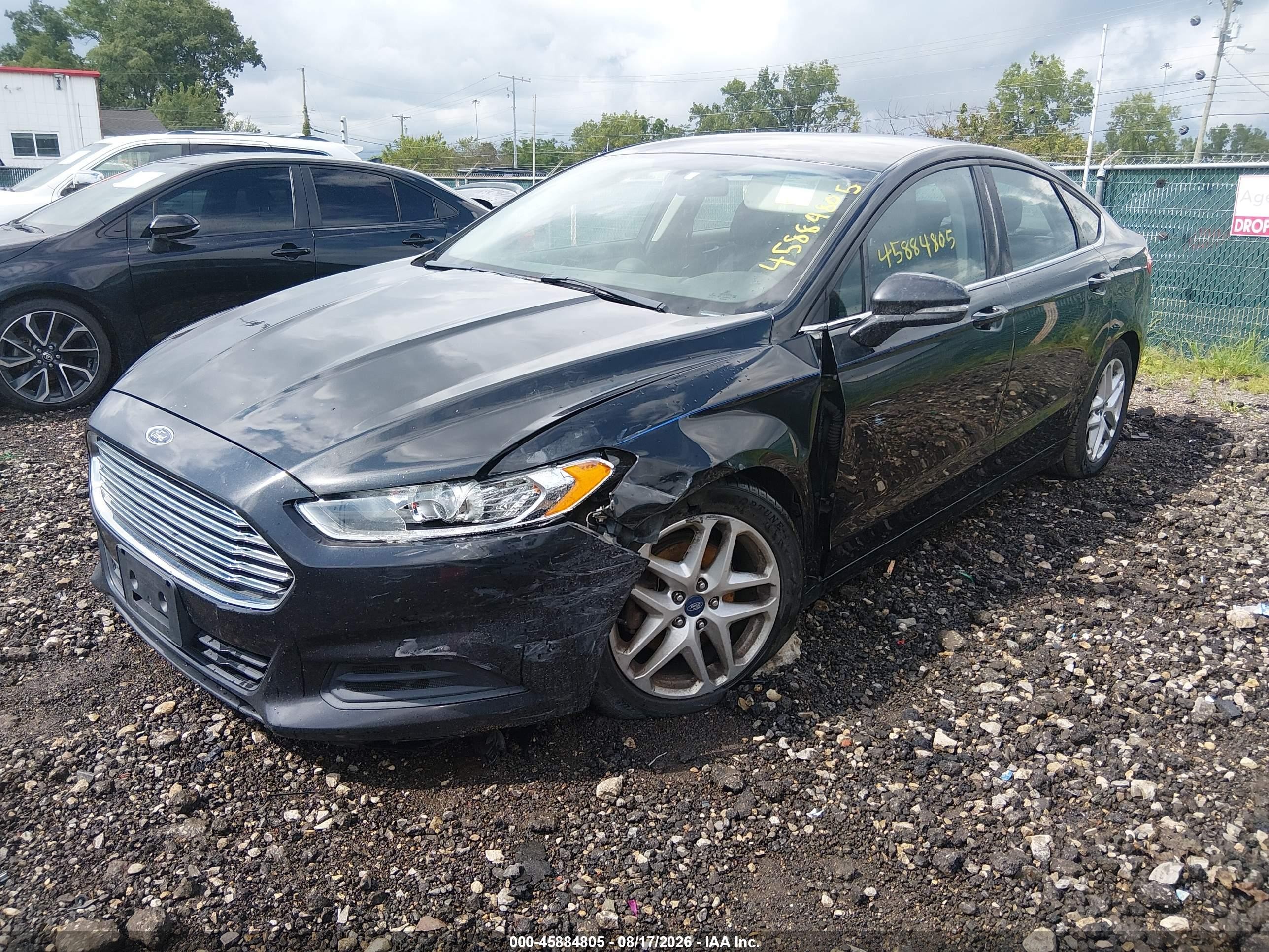 2013 Ford Fusion Se Black vin: 3FA6P0HR0DR377187