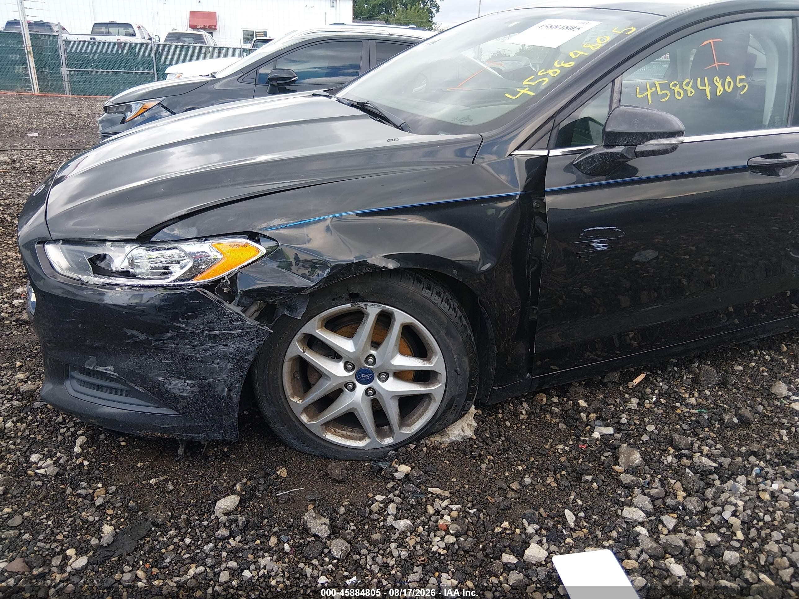 2013 Ford Fusion Se Black vin: 3FA6P0HR0DR377187