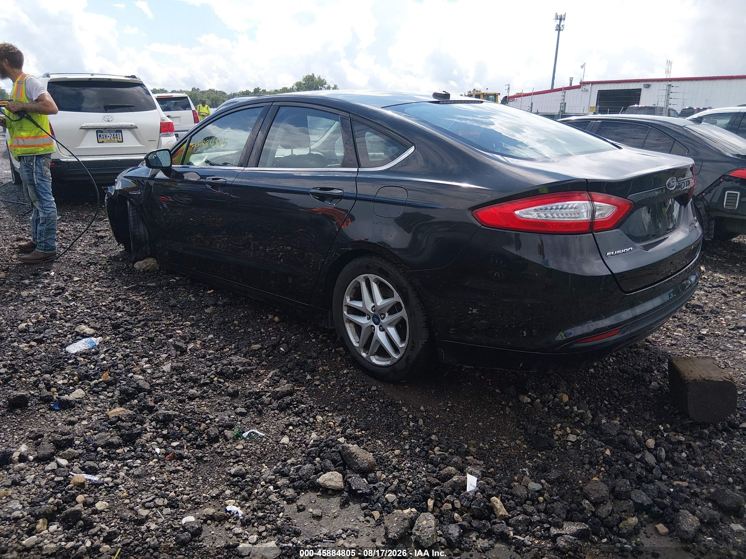 2013 Ford Fusion Se Black vin: 3FA6P0HR0DR377187