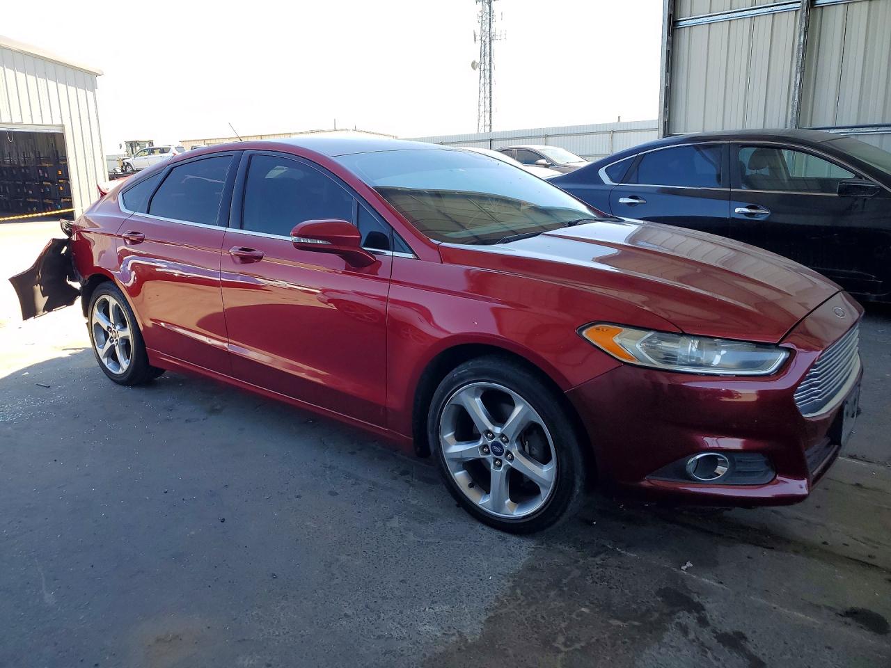 2013 Ford Fusion Se Red vin: 3FA6P0HR0DR389436